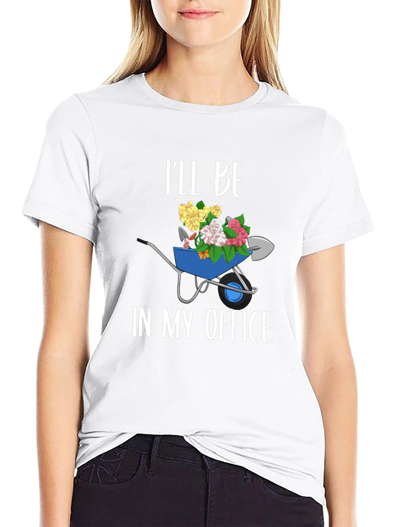Gardening Humor T-Shirt: Ill Be In My Office