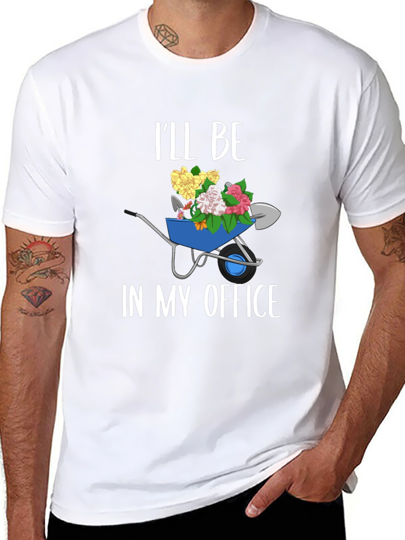 Gardening Humor T-Shirt: Ill Be In My Office