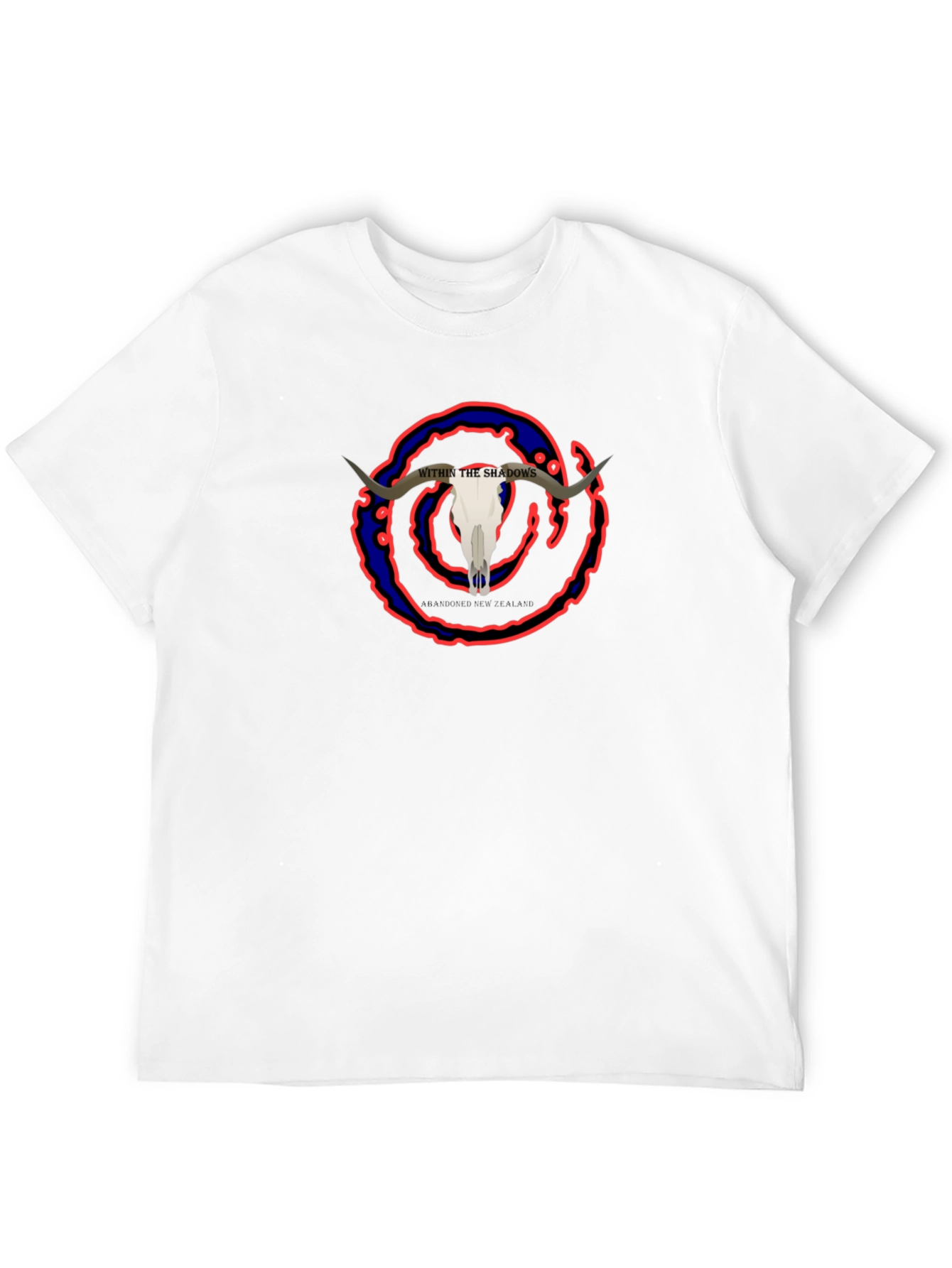 Shadows Bull Skull Graphic Tee