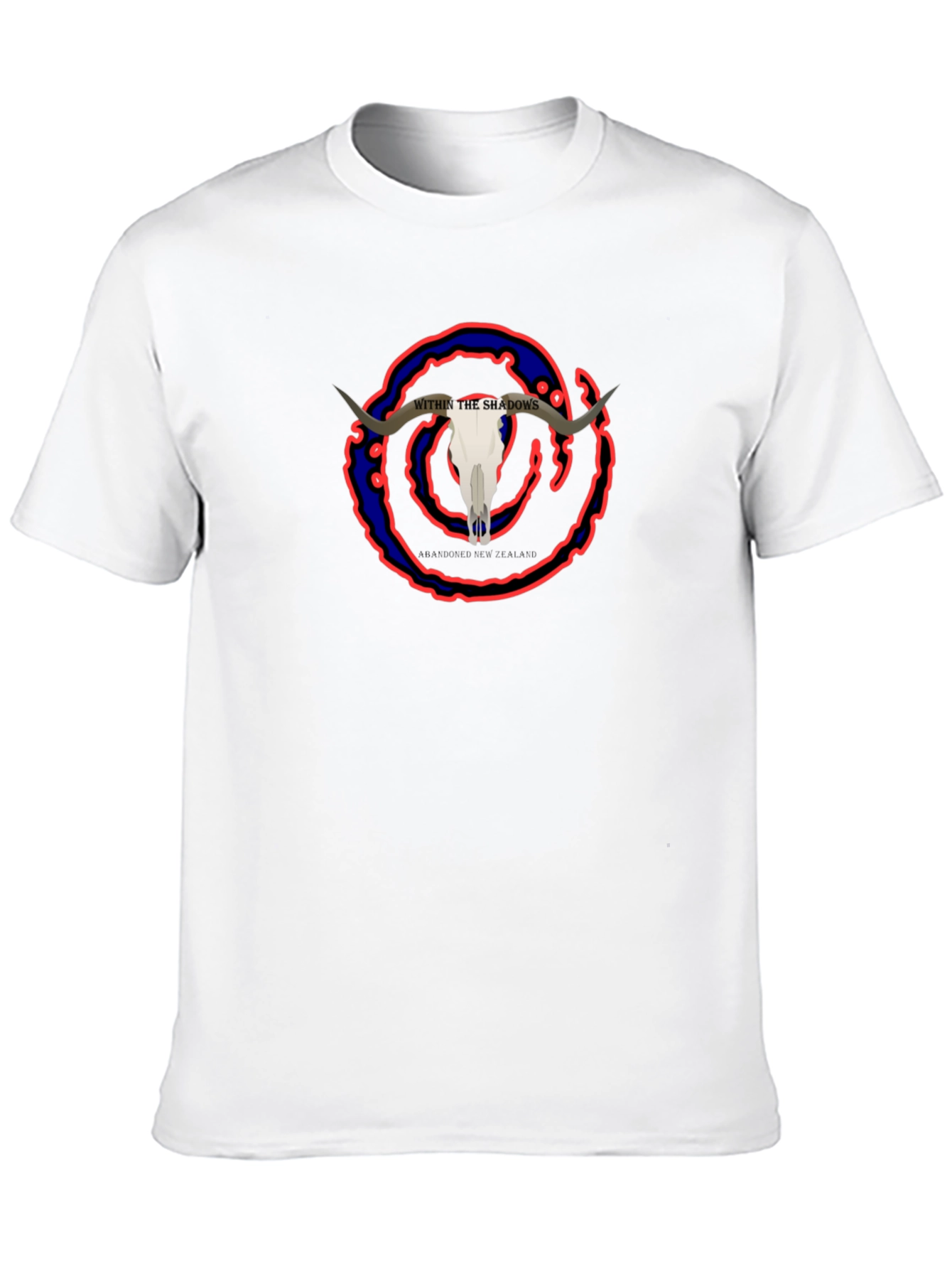 Shadows Bull Skull Graphic Tee