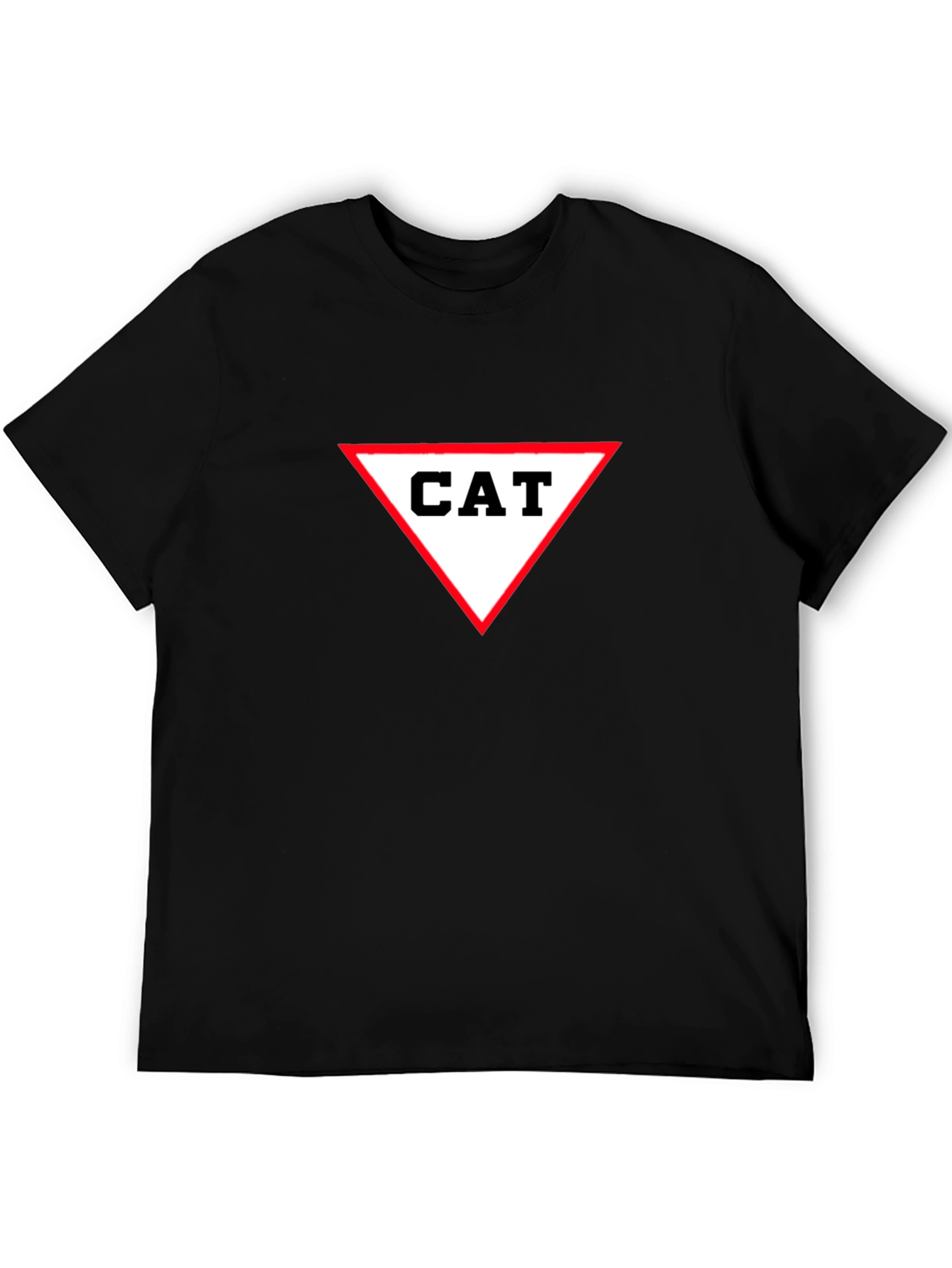 CAT Triangle Graphic T-Shirt - Unisex