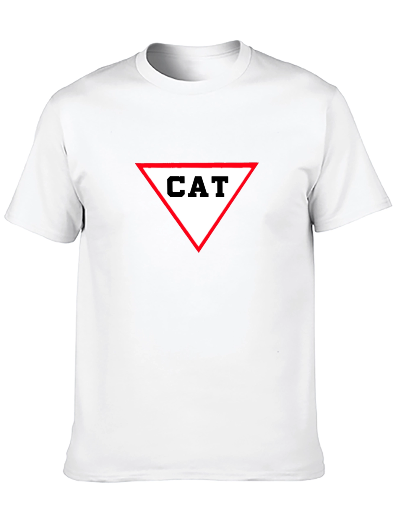 CAT Triangle Graphic T-Shirt - Unisex
