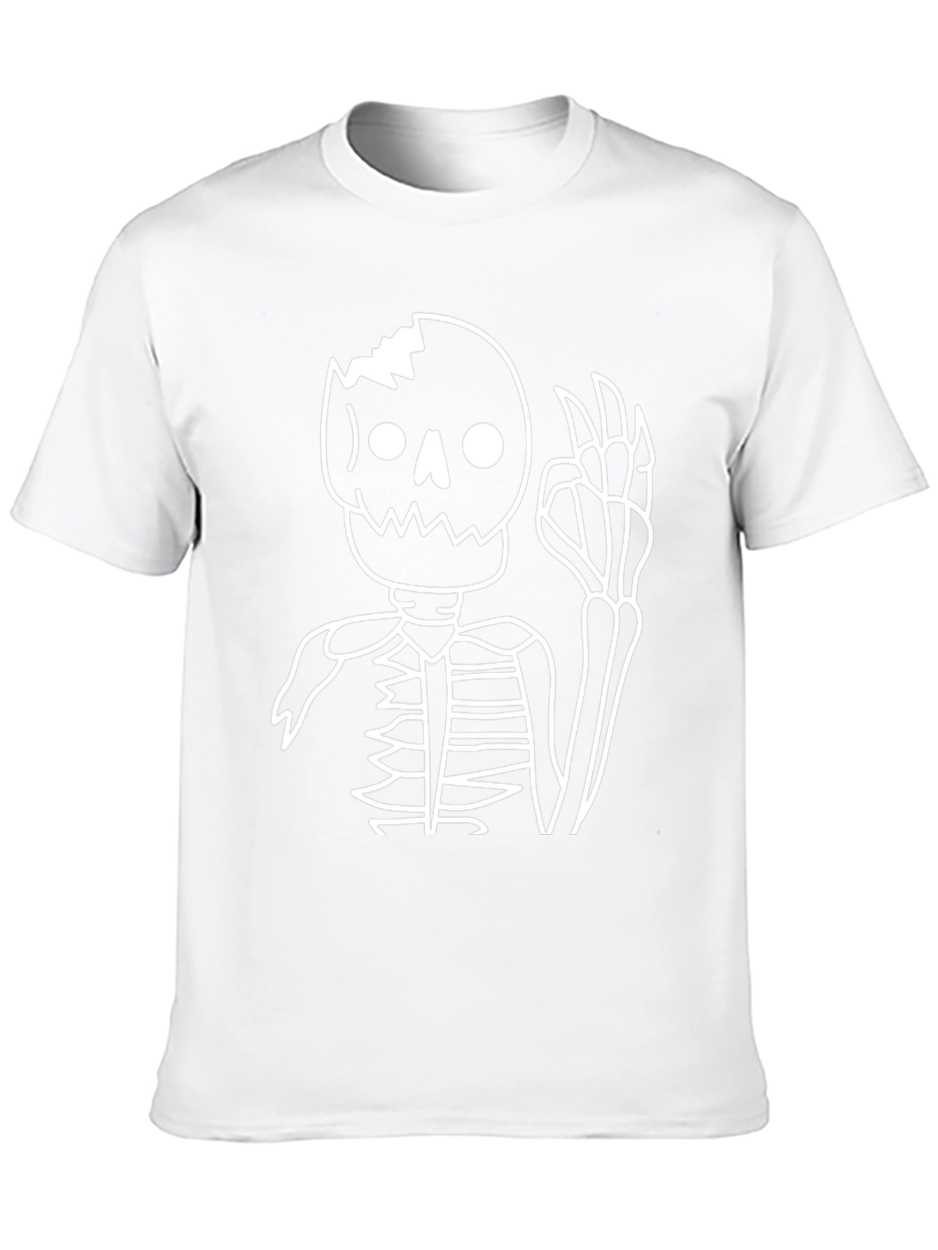 Skeleton Graphic Tee - Unique Design