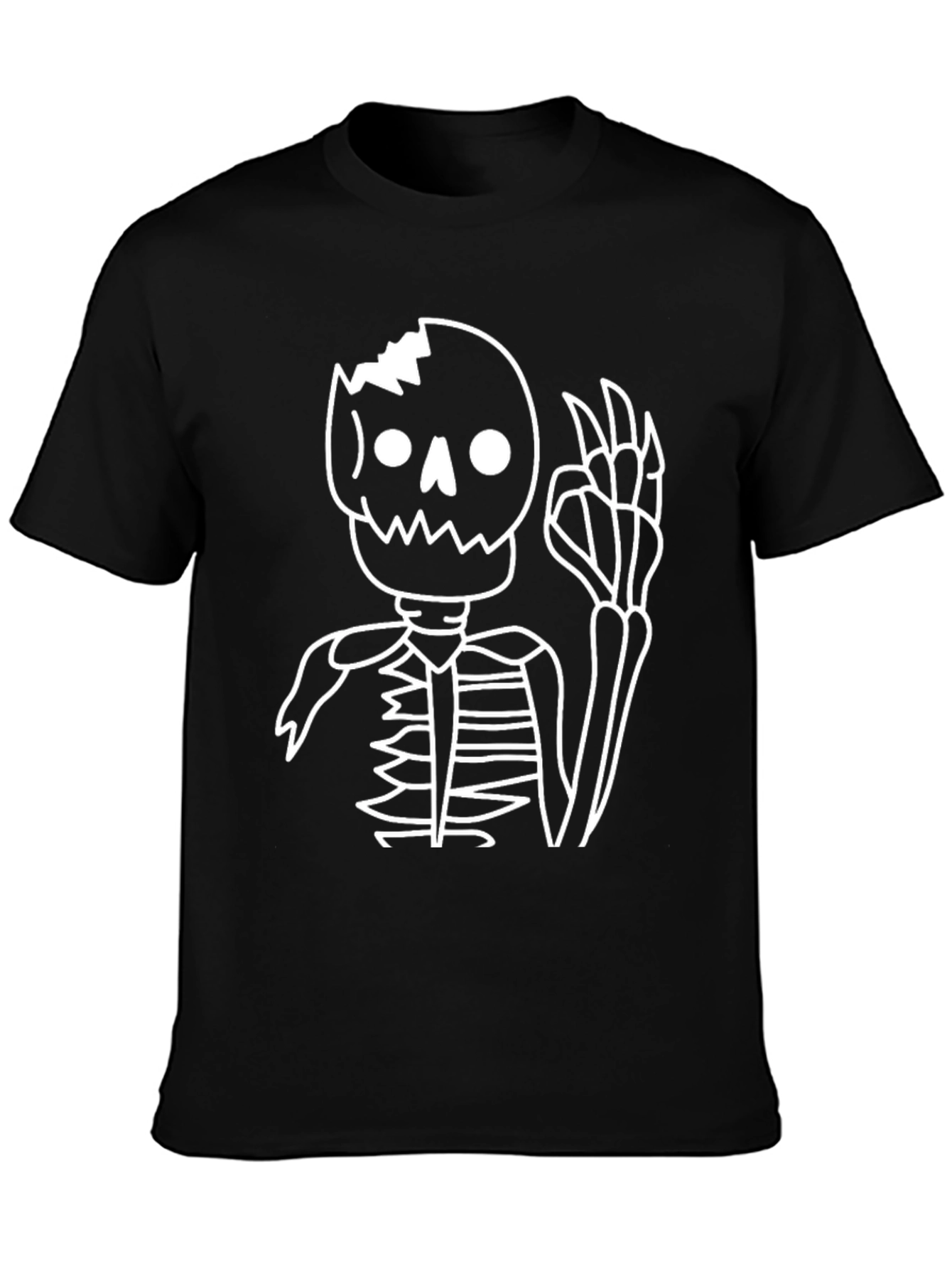 Skeleton Graphic Tee - Unique Design