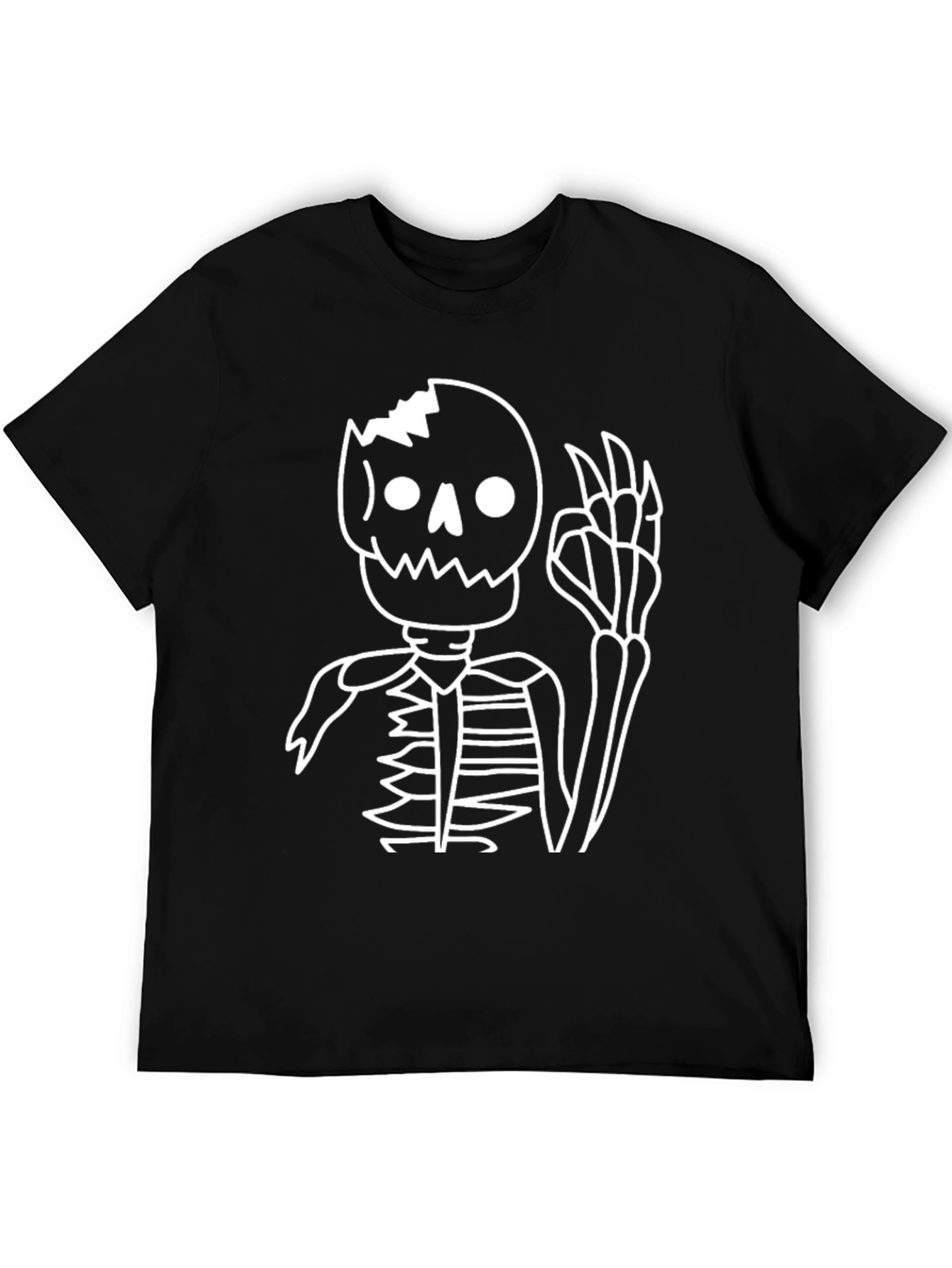 Skeleton Graphic Tee - Unique Design
