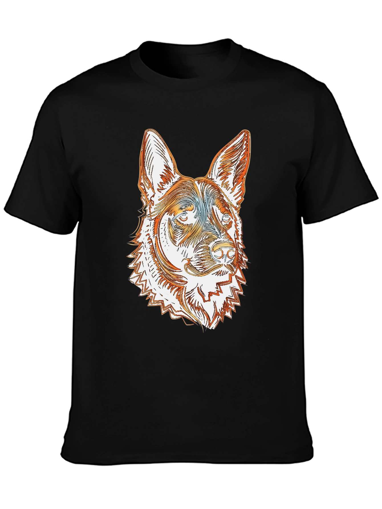 German Shepherd Dog Graphic T-Shirt