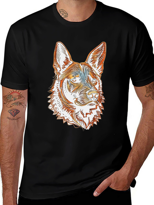 German Shepherd Dog Graphic T-Shirt