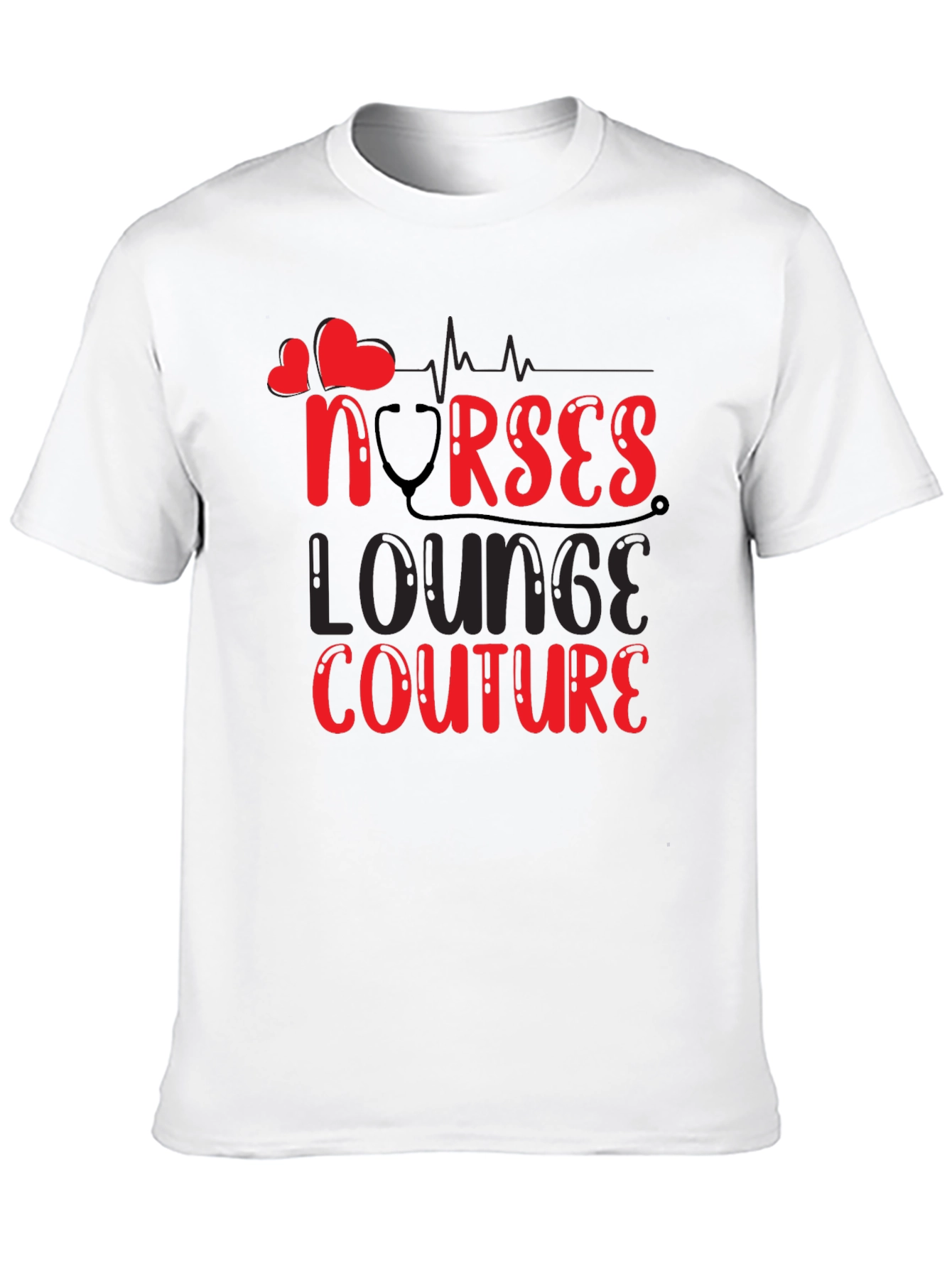 Nurses Lounge Couture Black T-Shirt