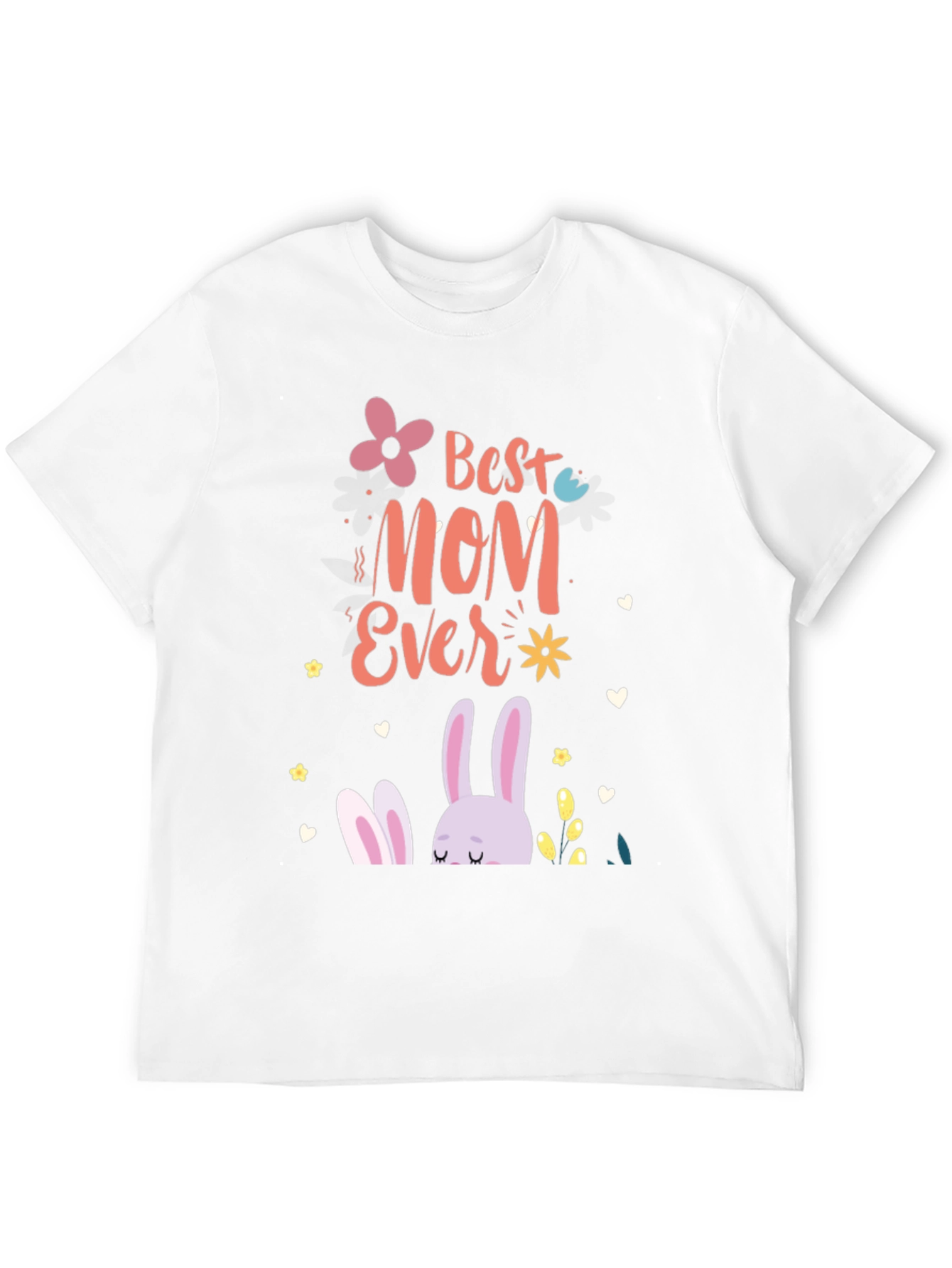 Best Mom Ever Easter Bunny Graphic T-Shirt