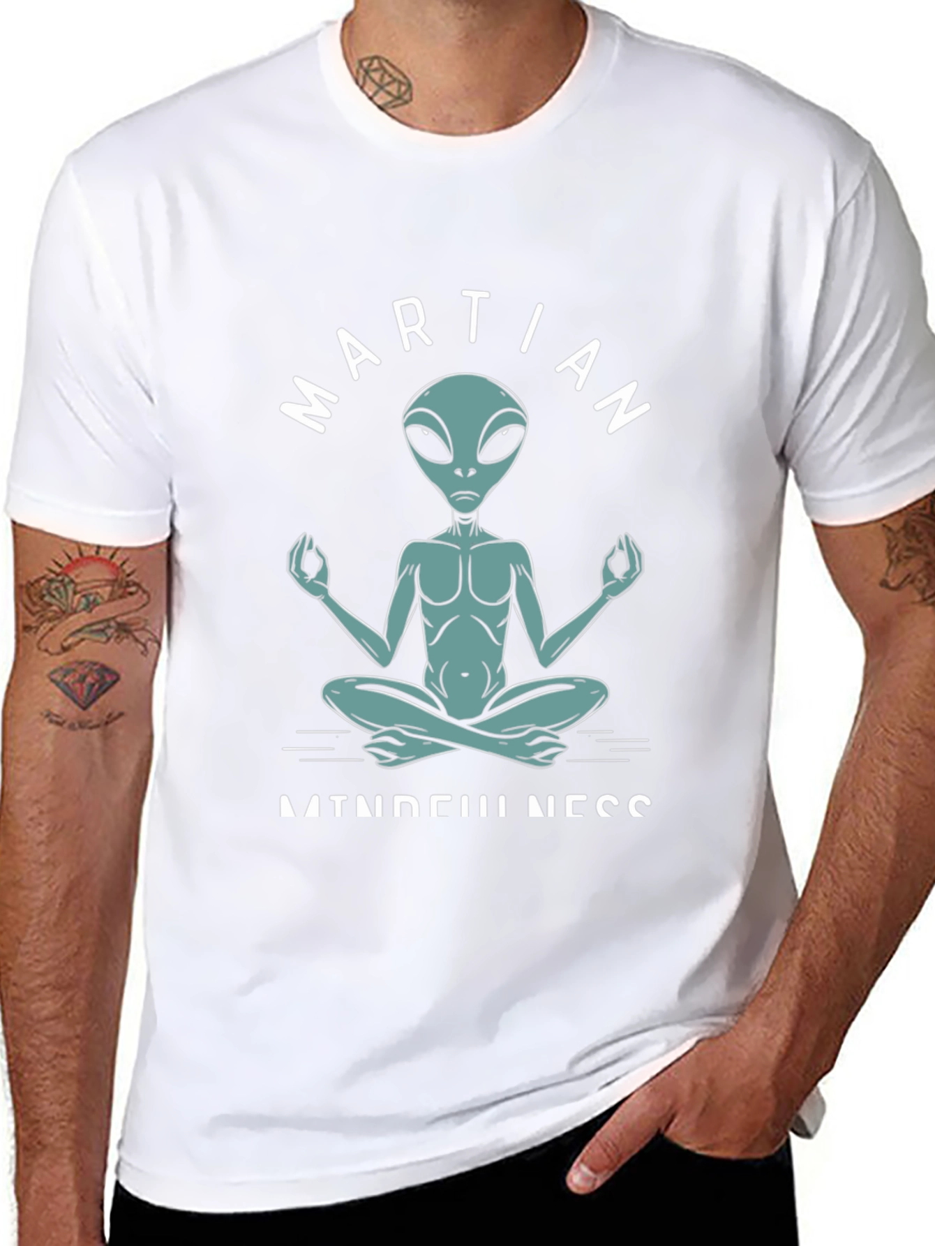 Martian Mindfulness Meditation T-Shirt