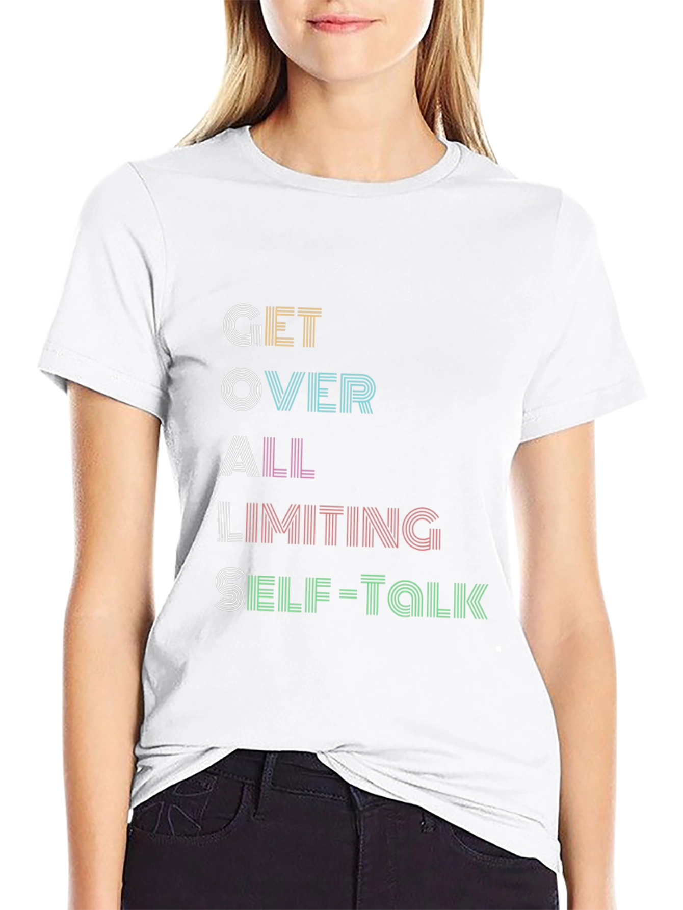GOALS Black Graphic T-Shirt