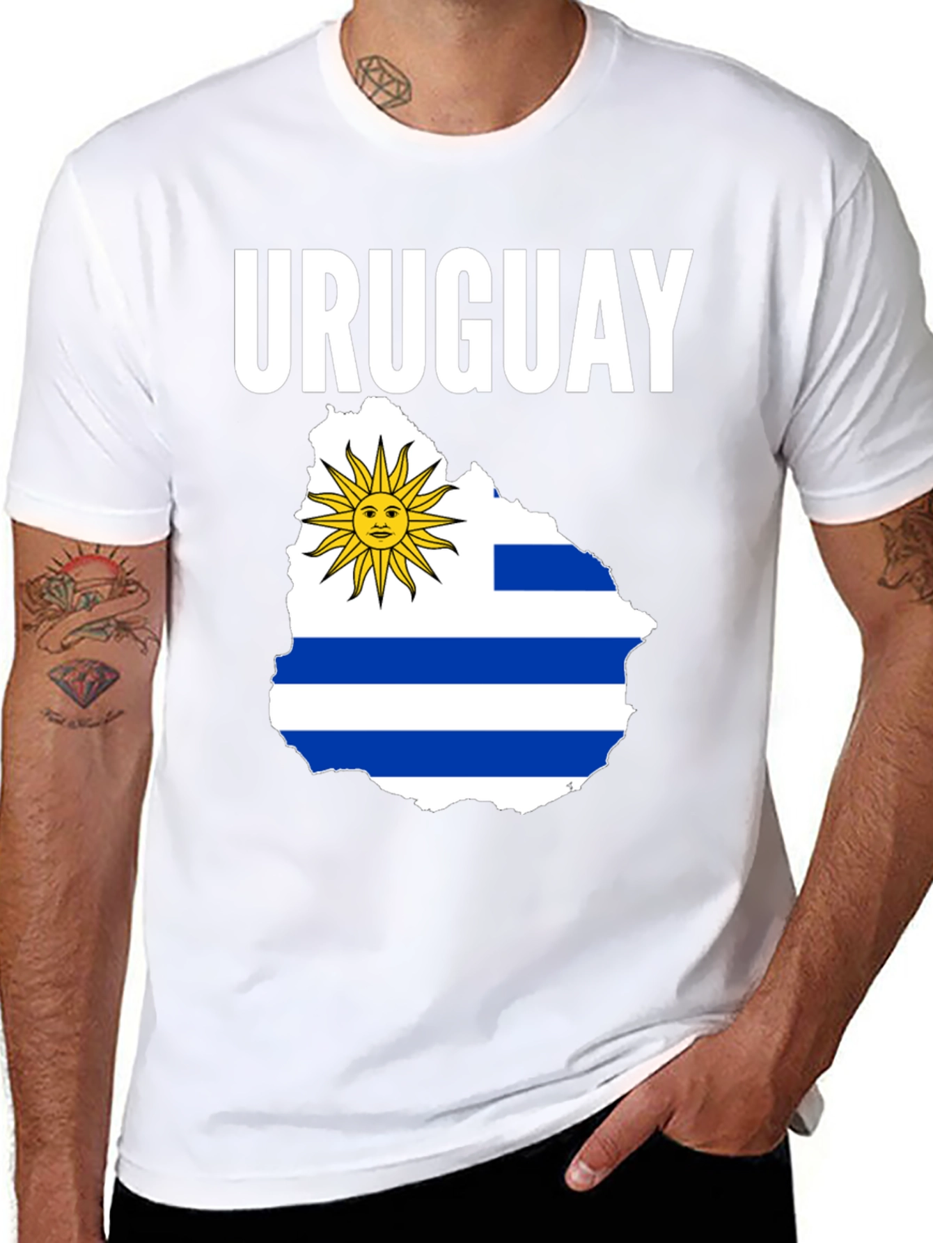 Uruguay Flag T-Shirt Country Pride Tee