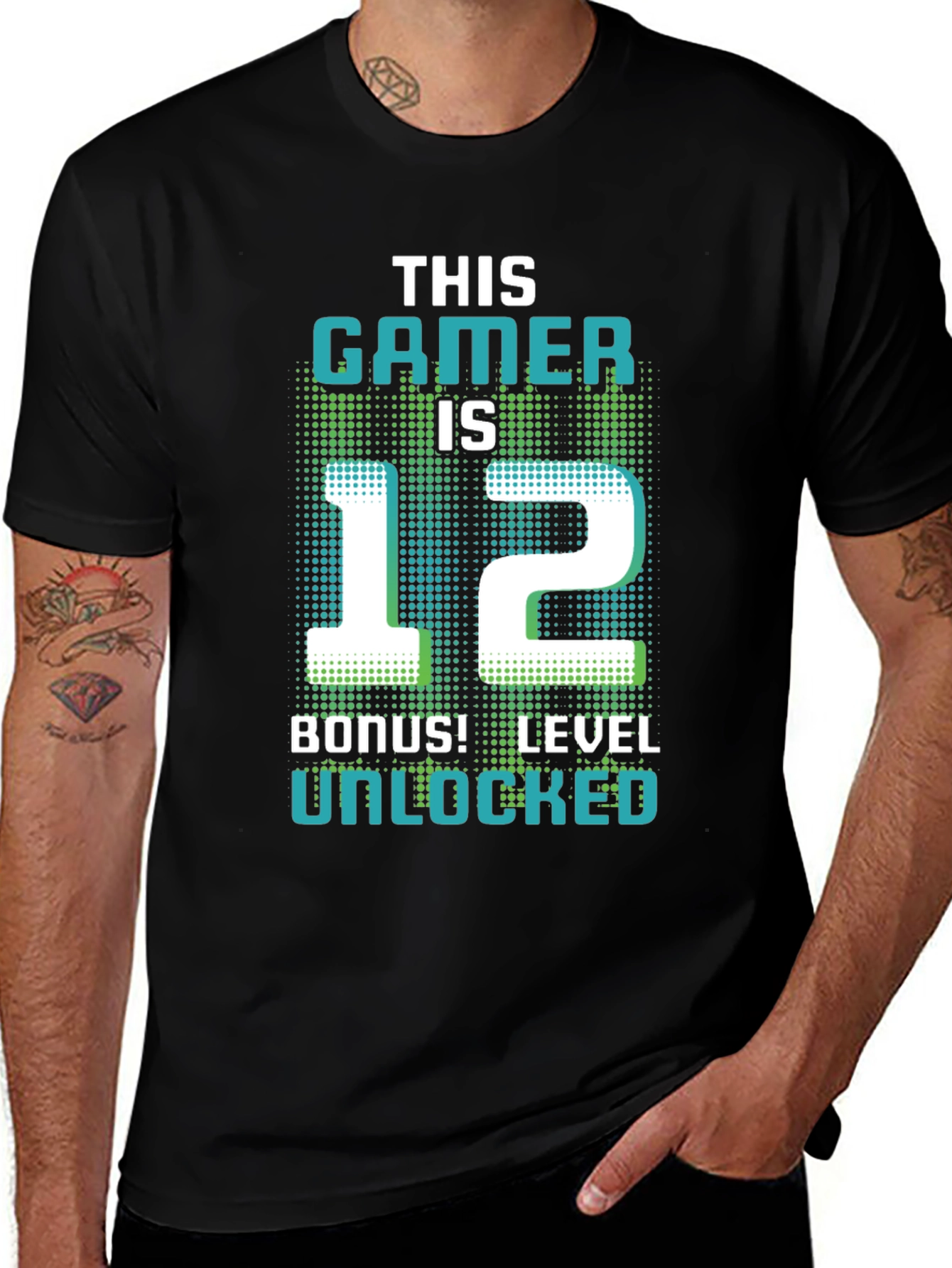 Gamer Level Unlocked 12th Birthday T-Shirt