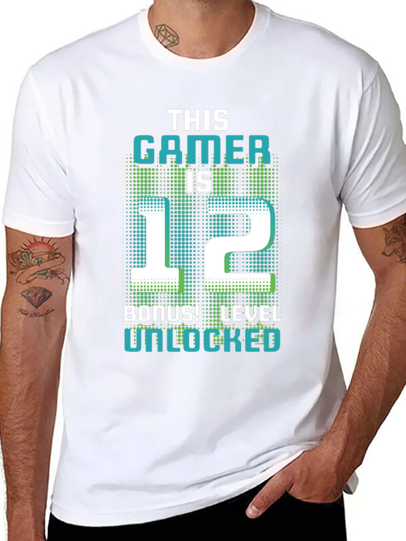 Gamer Level Unlocked 12th Birthday T-Shirt
