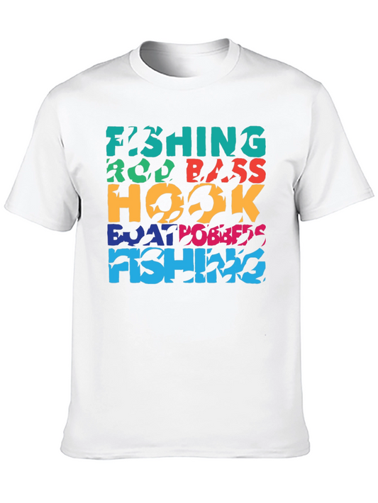 Fishing T-Shirt | Rod Bass Hook Boat Design