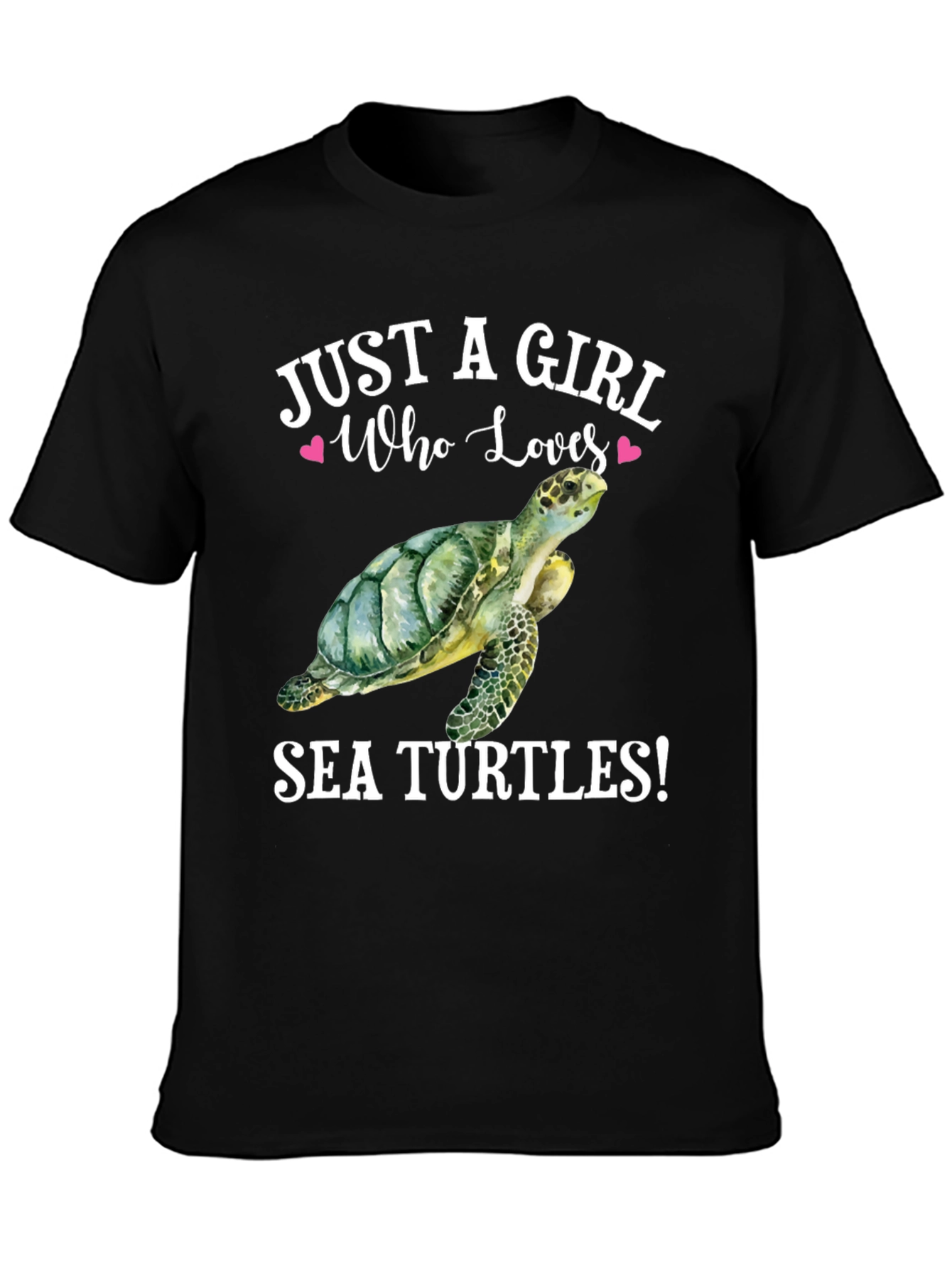Just a Girl Who Loves Sea Turtles T-Shirt