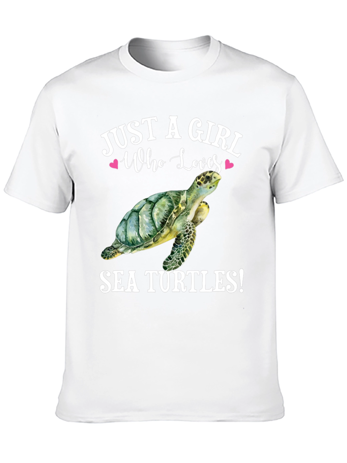 Just a Girl Who Loves Sea Turtles T-Shirt