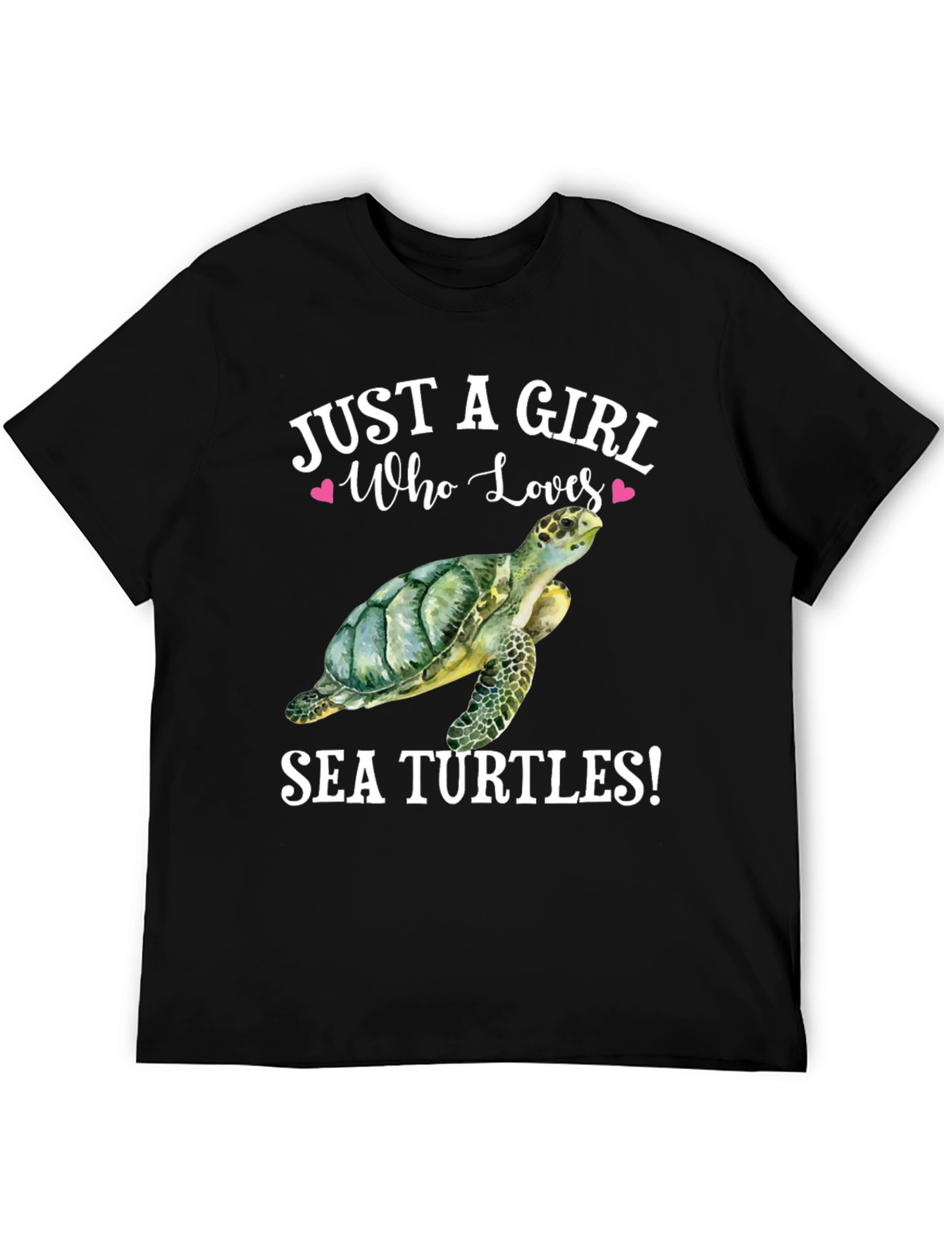 Just a Girl Who Loves Sea Turtles T-Shirt