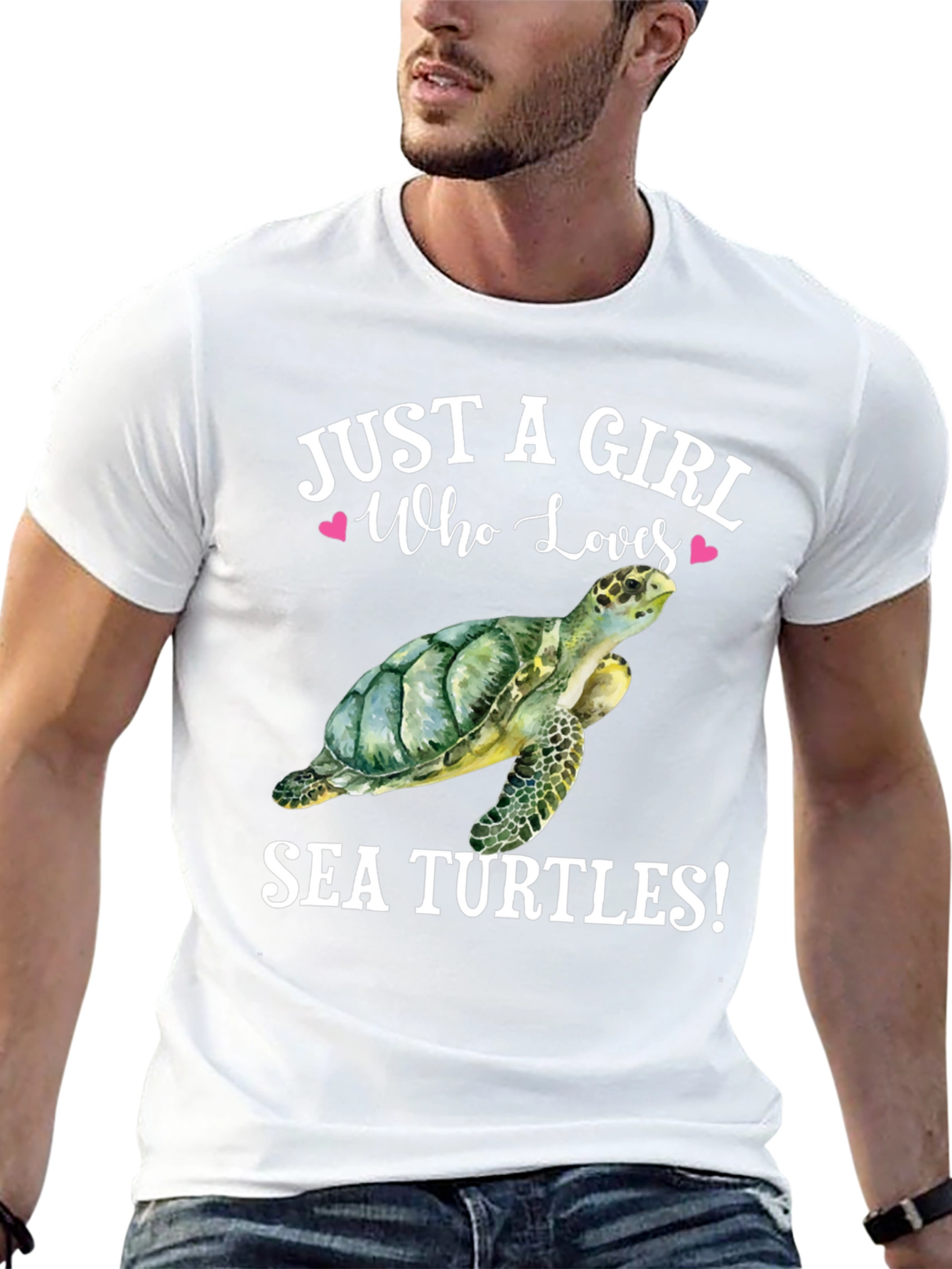 Just a Girl Who Loves Sea Turtles T-Shirt