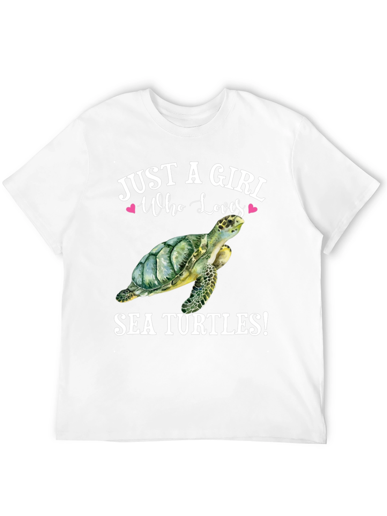Just a Girl Who Loves Sea Turtles T-Shirt