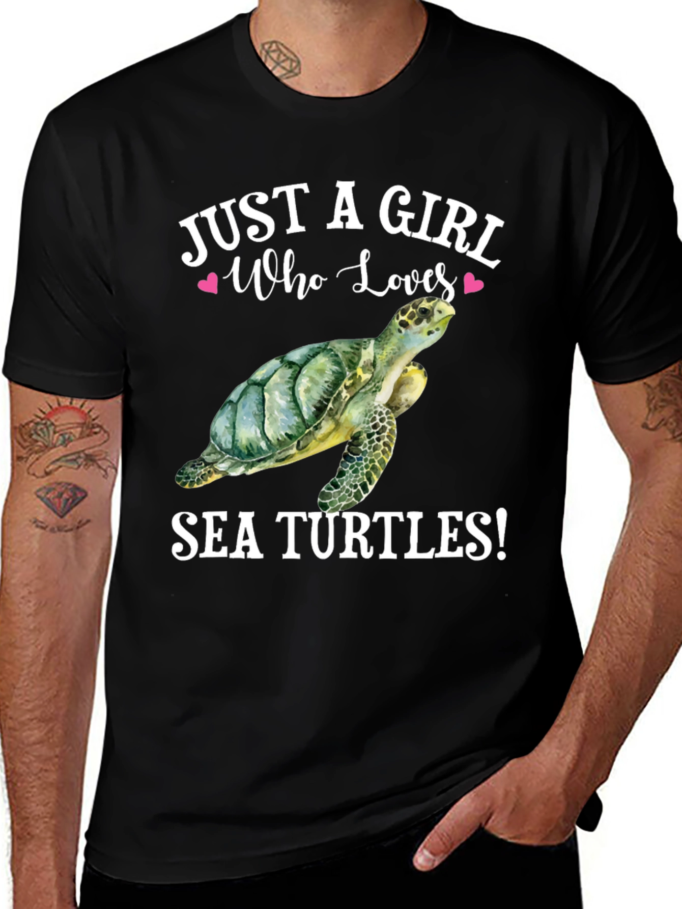 Just a Girl Who Loves Sea Turtles T-Shirt