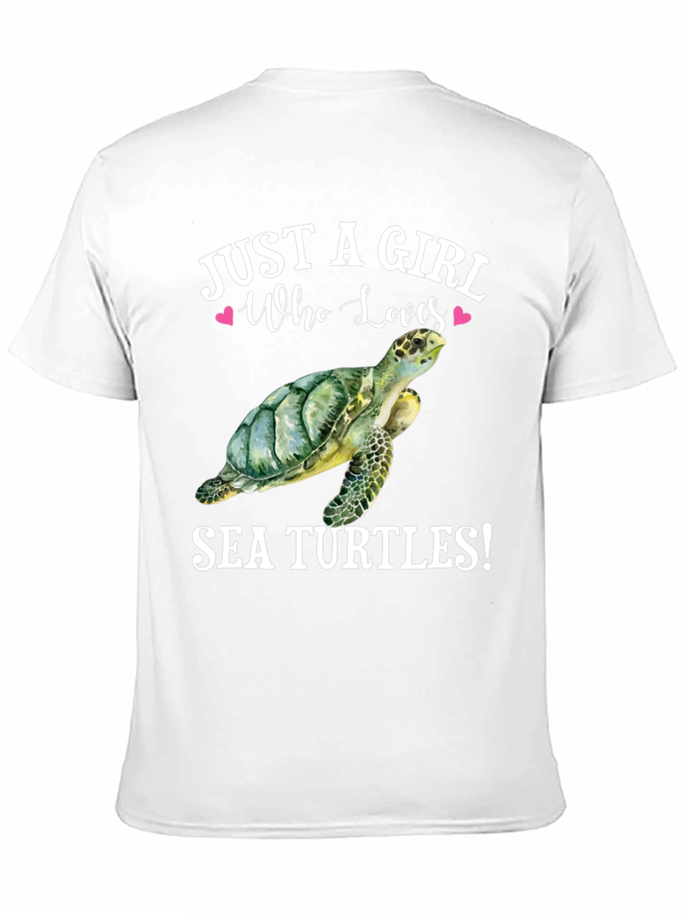 Just a Girl Who Loves Sea Turtles T-Shirt