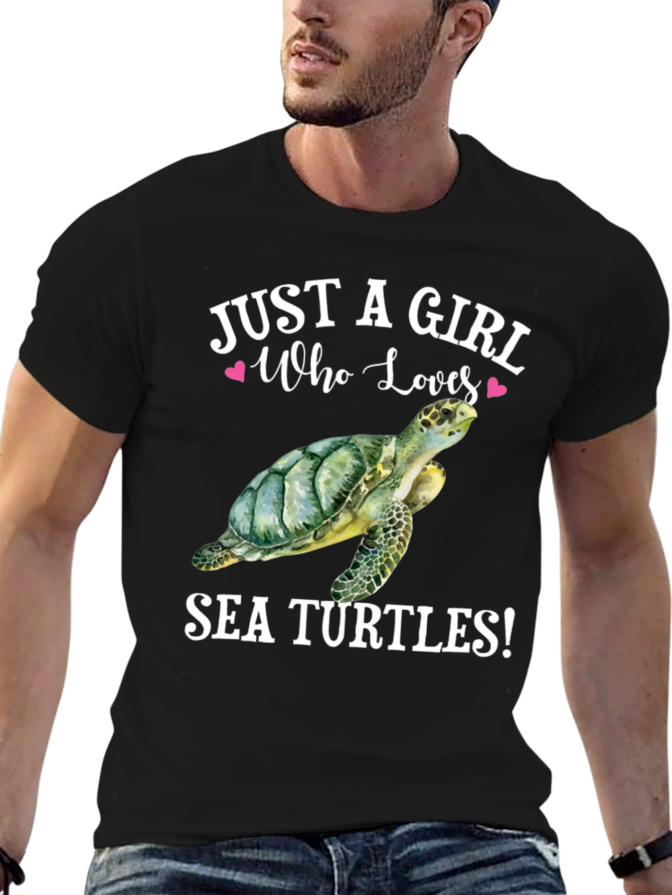 Just a Girl Who Loves Sea Turtles T-Shirt