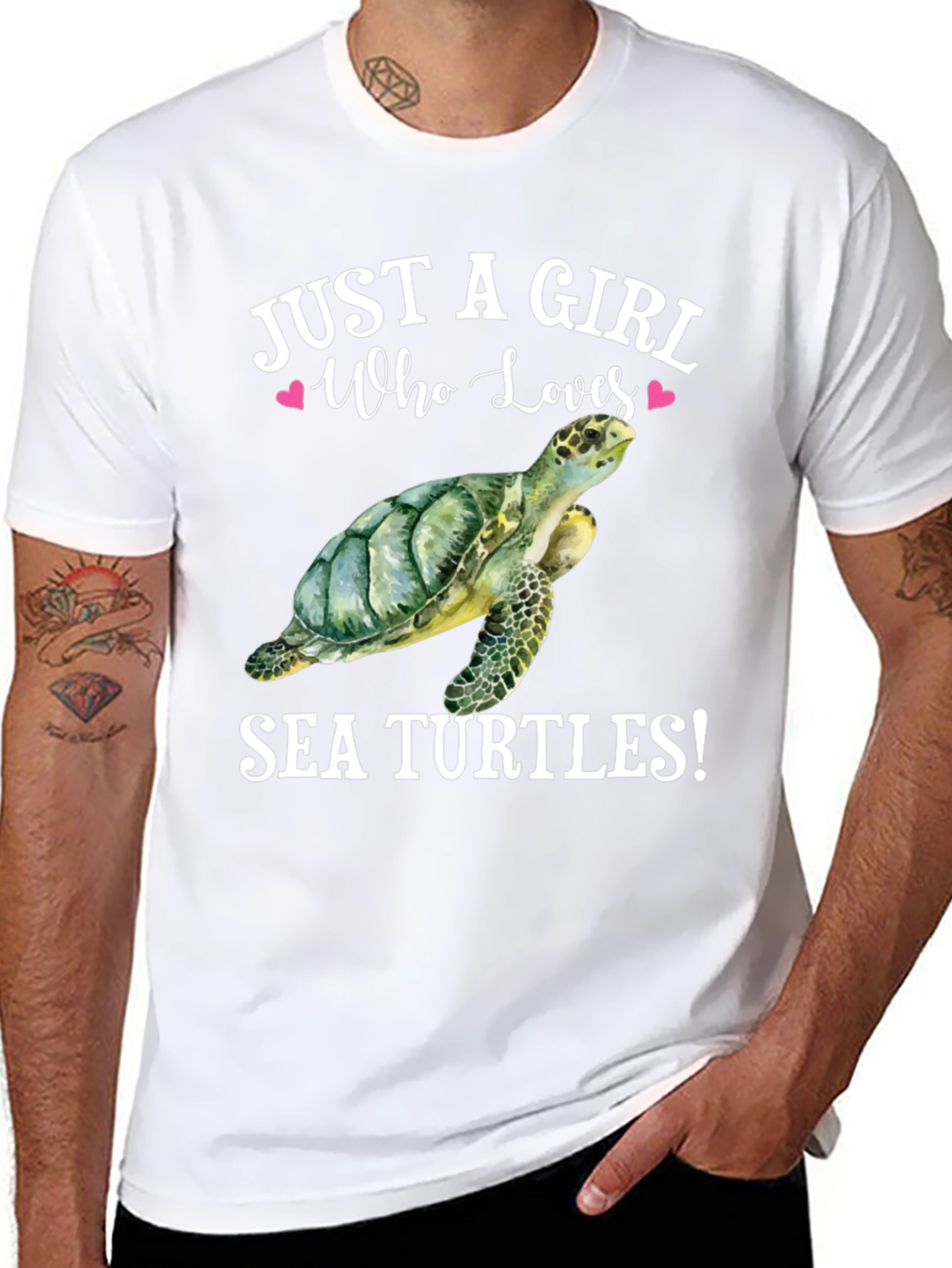 Just a Girl Who Loves Sea Turtles T-Shirt