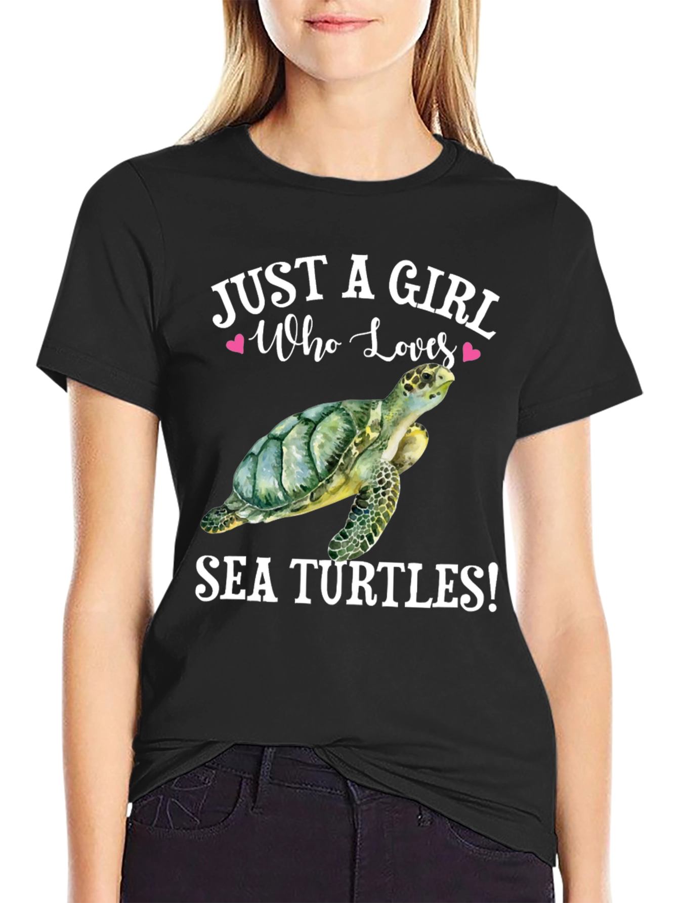 Just a Girl Who Loves Sea Turtles T-Shirt