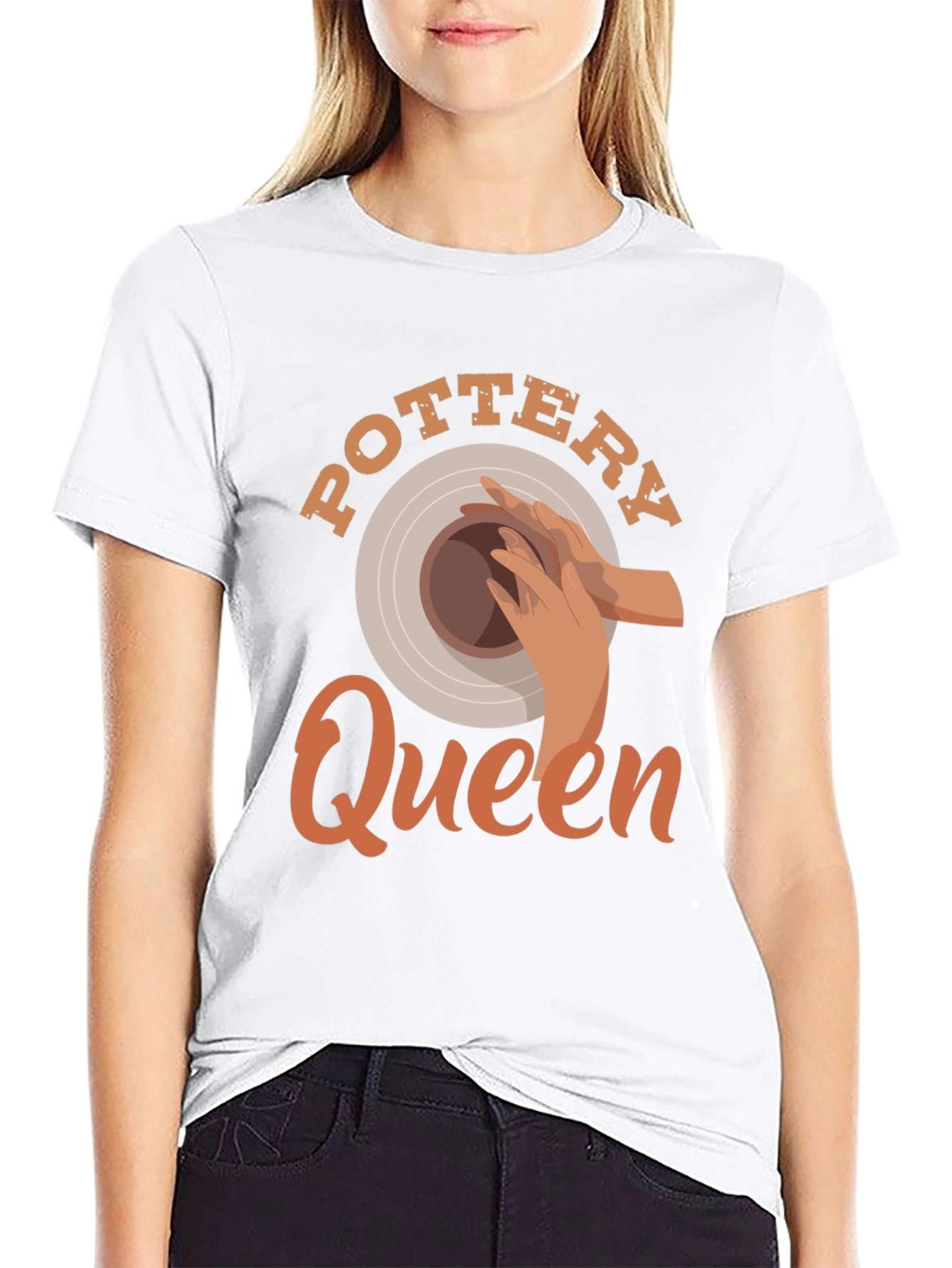 Pottery Queen Graphic T-Shirt - Artsy Gift