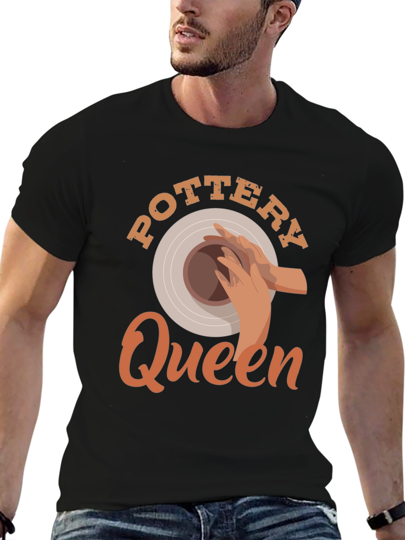 Pottery Queen Graphic T-Shirt - Artsy Gift