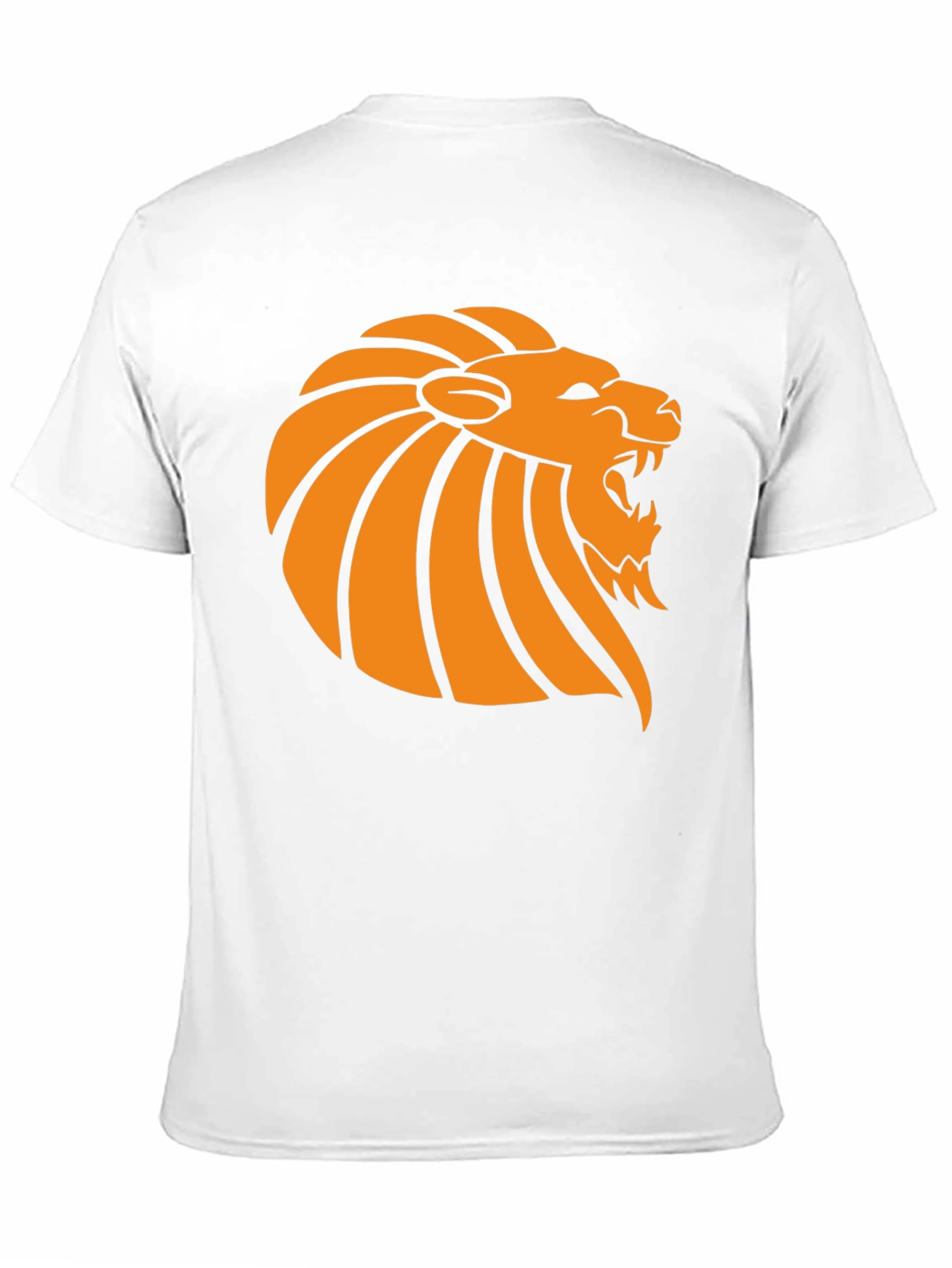 Lion Graphic Tee - Black Cotton T-Shirt