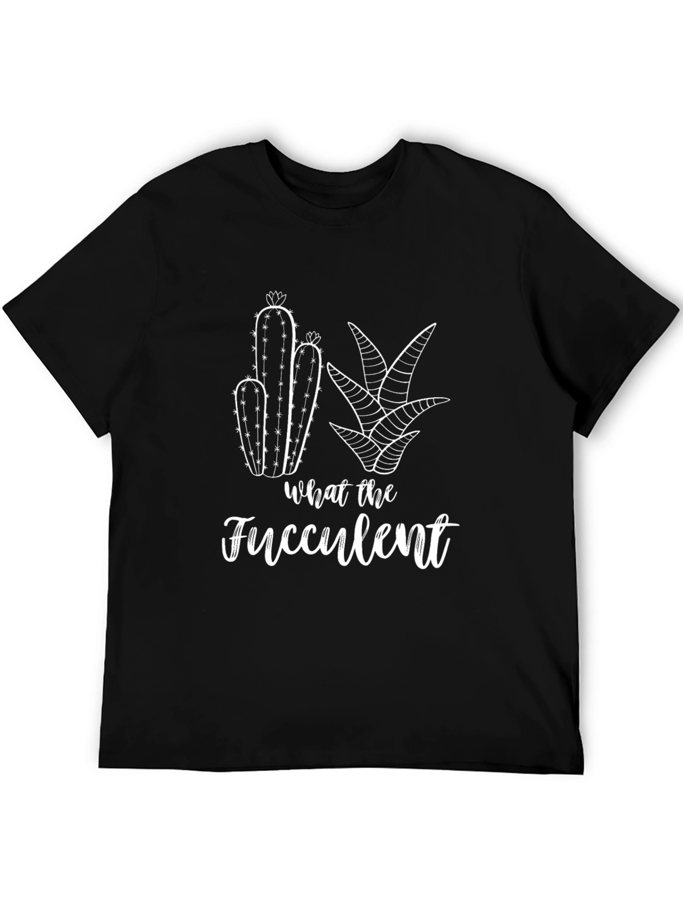 What the Fucculent Graphic T-Shirt - Black