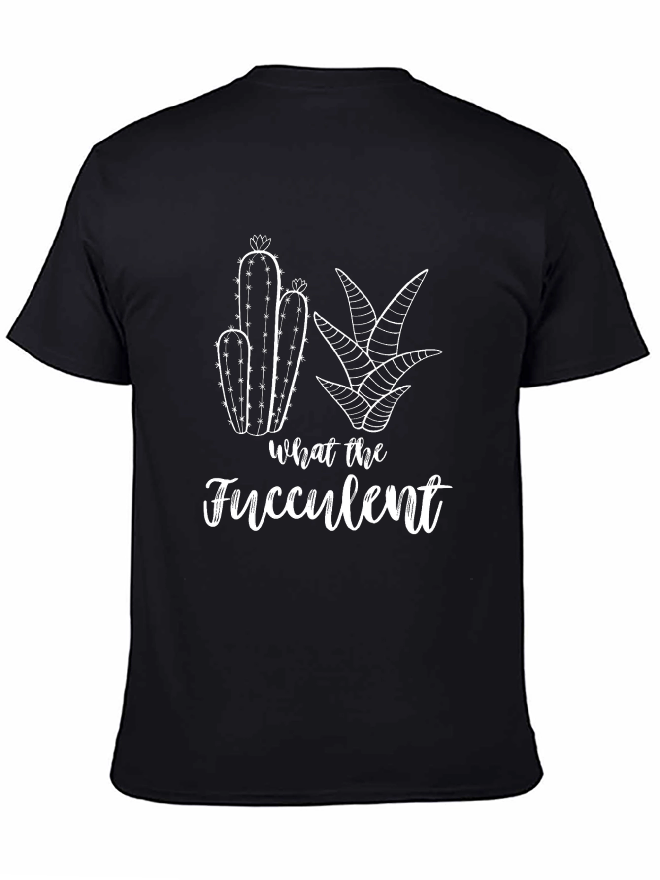 What the Fucculent Graphic T-Shirt - Black