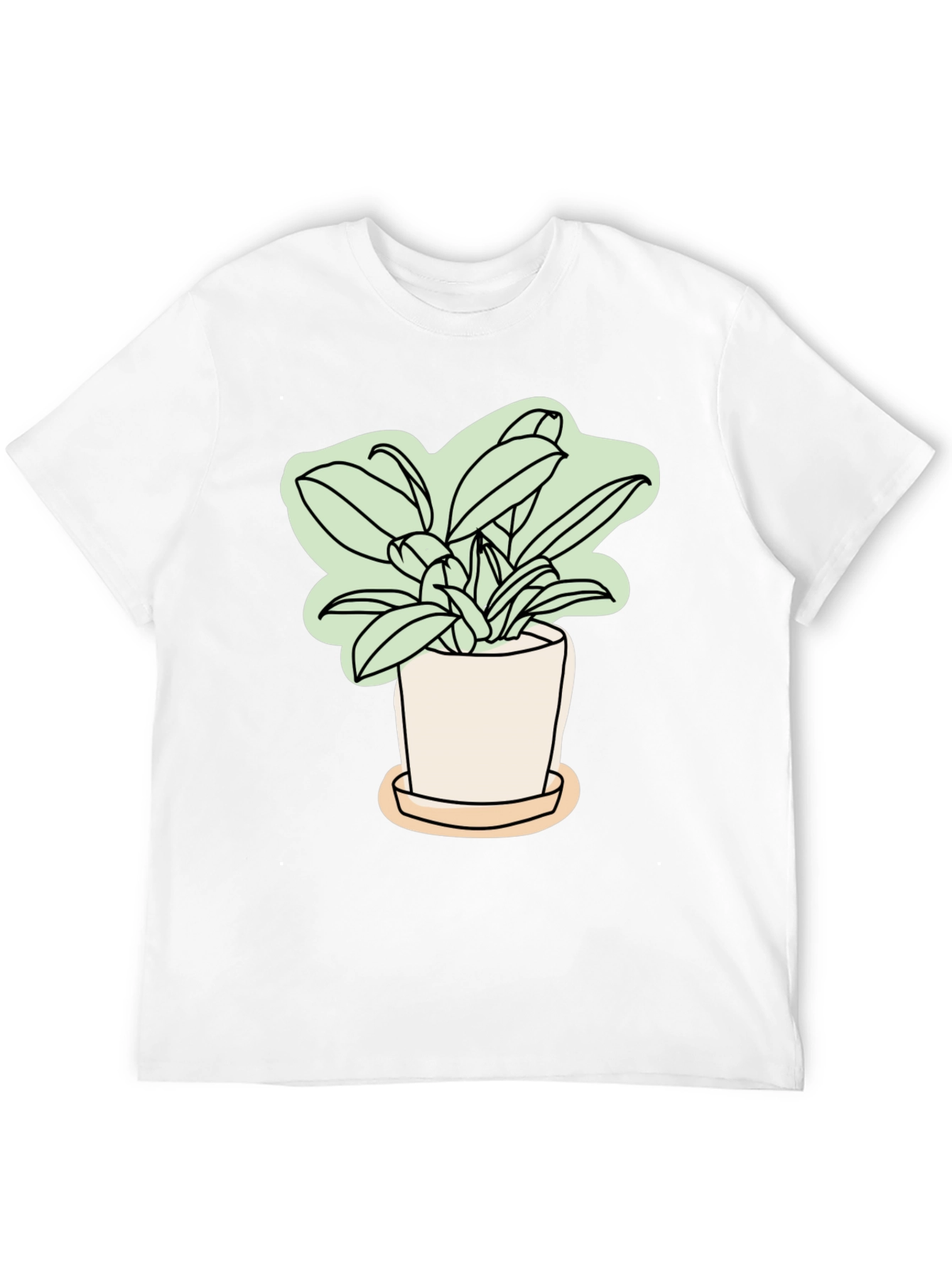 Stylish Plant Graphic Tee