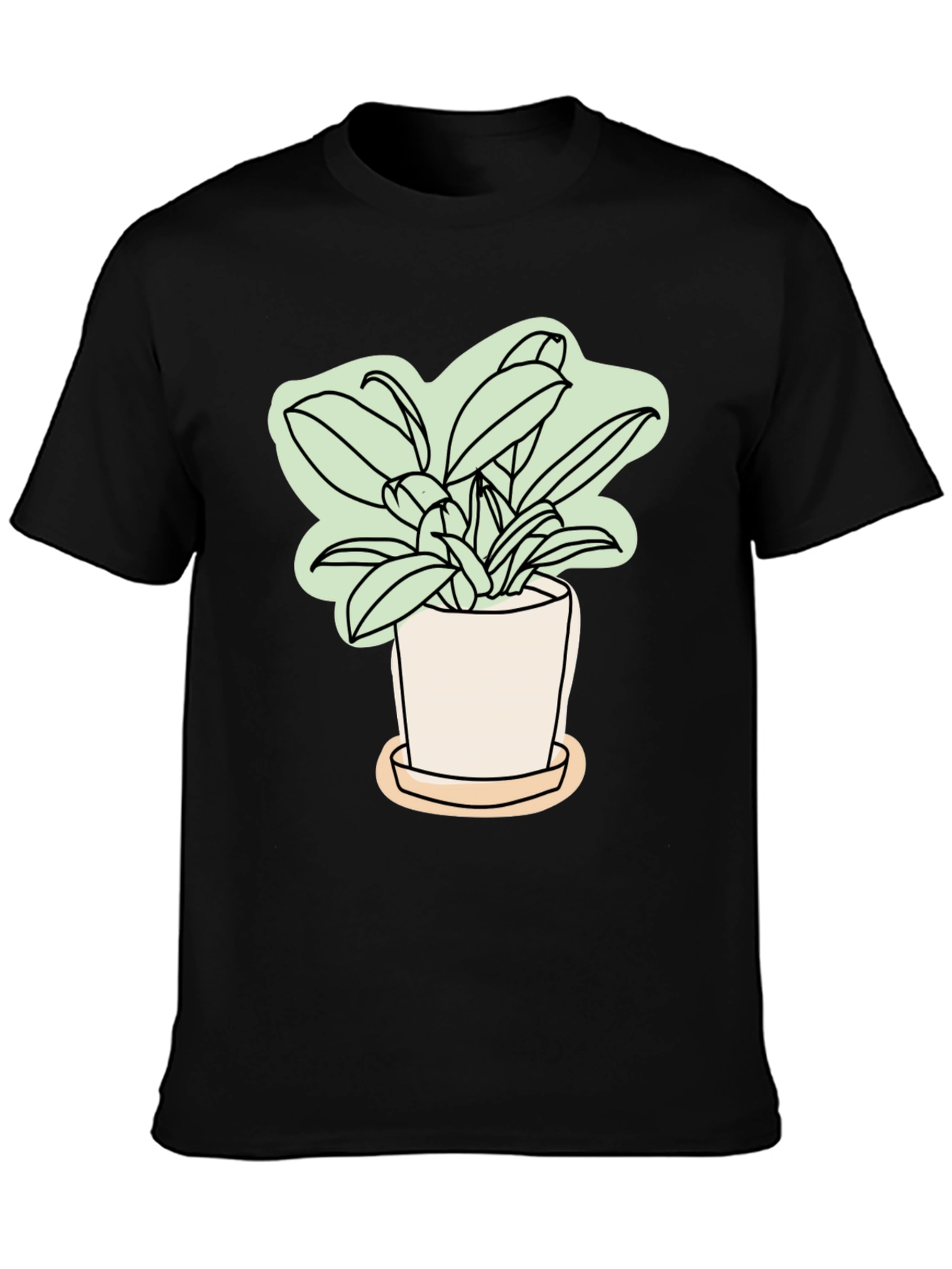 Stylish Plant Graphic Tee