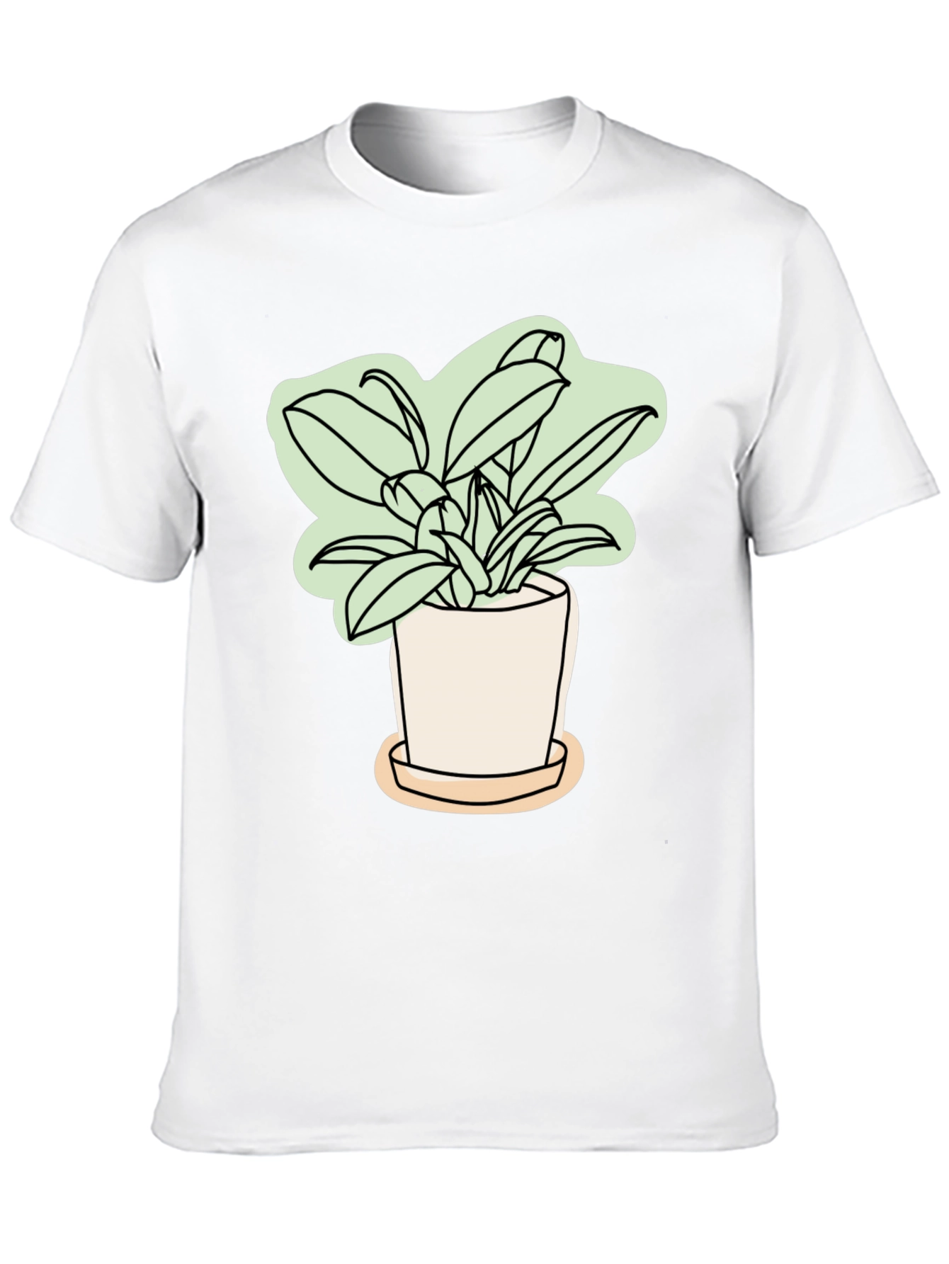 Stylish Plant Graphic Tee
