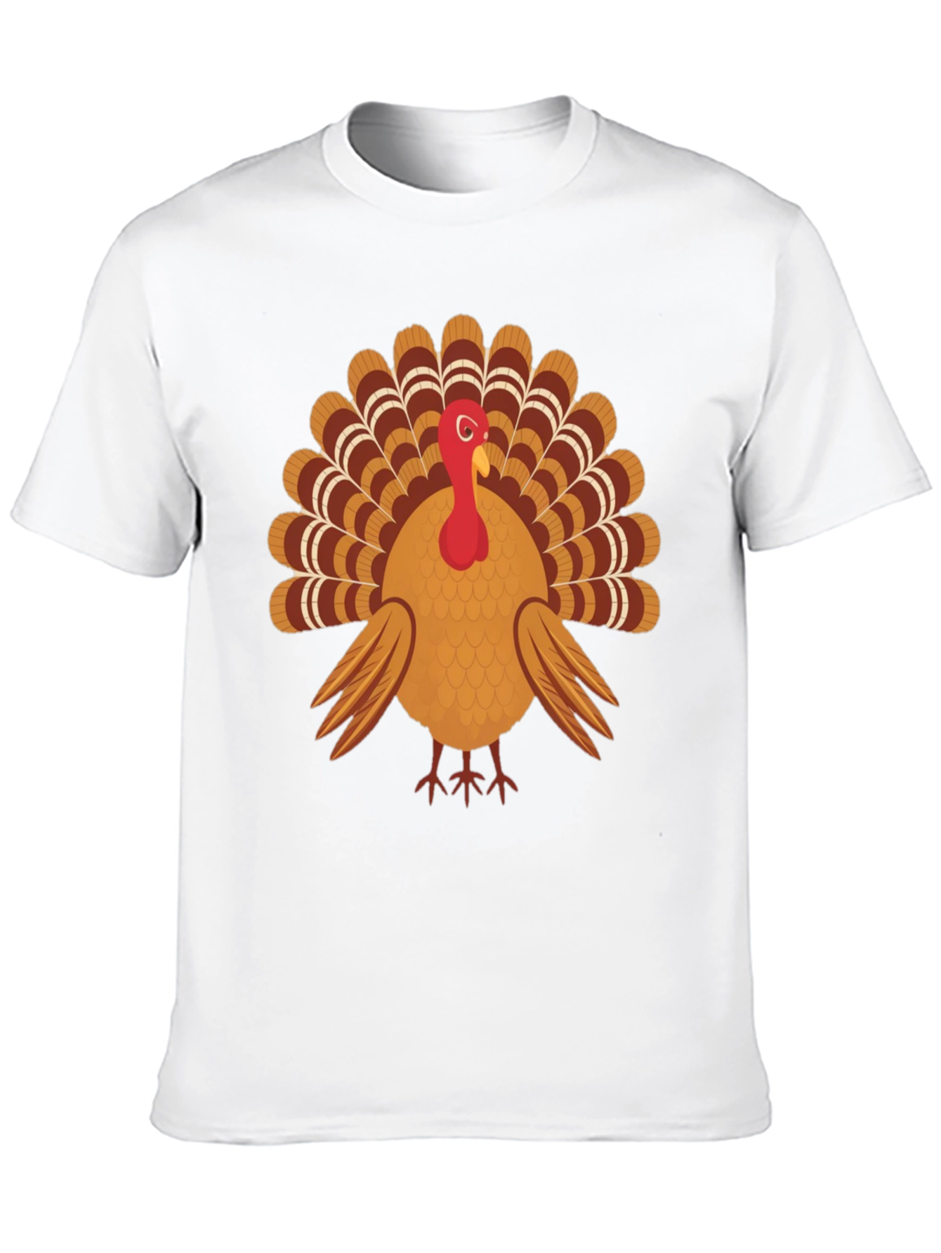 Thanksgiving Turkey Graphic Tee - Black