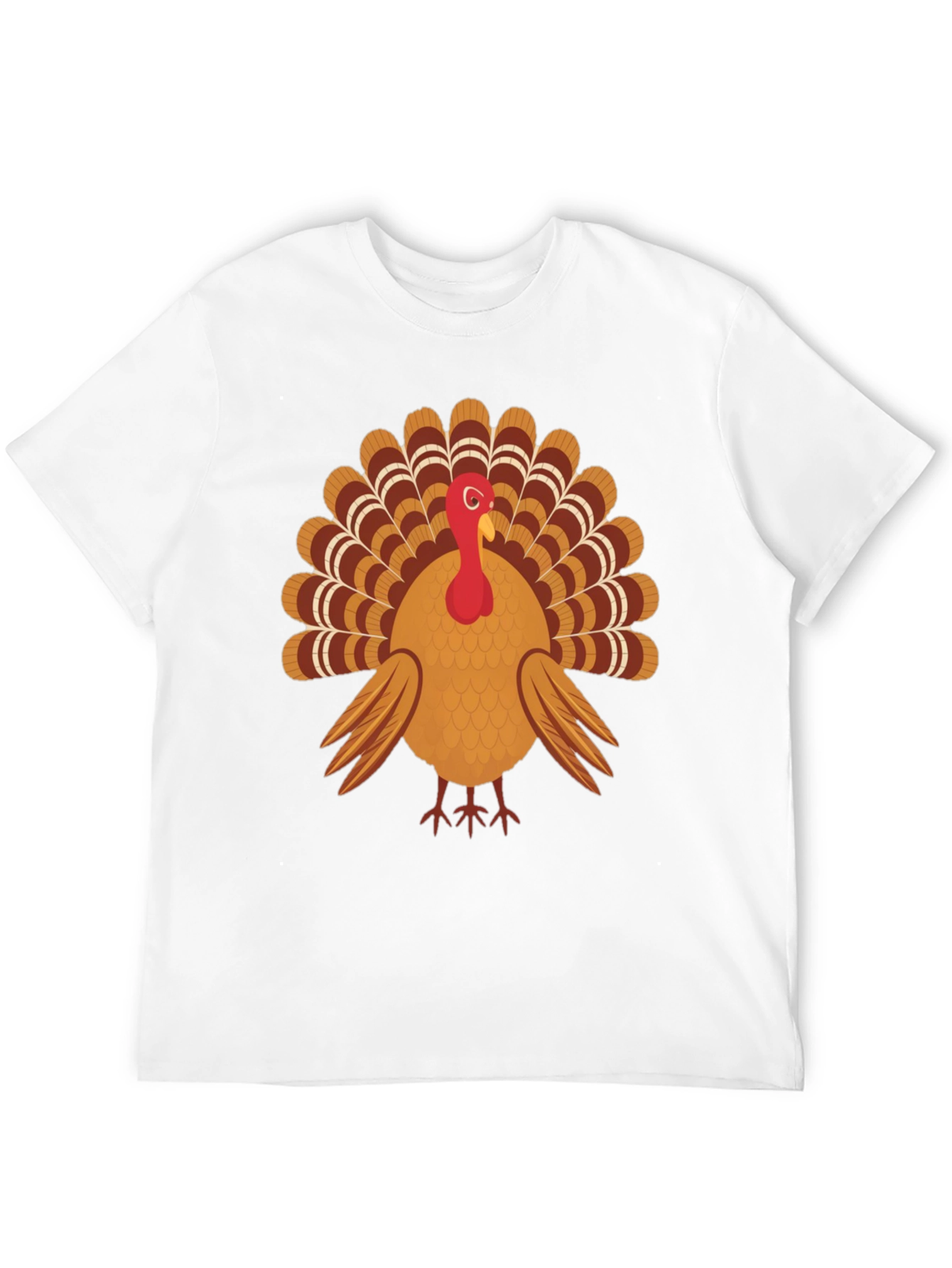 Thanksgiving Turkey Graphic Tee - Black