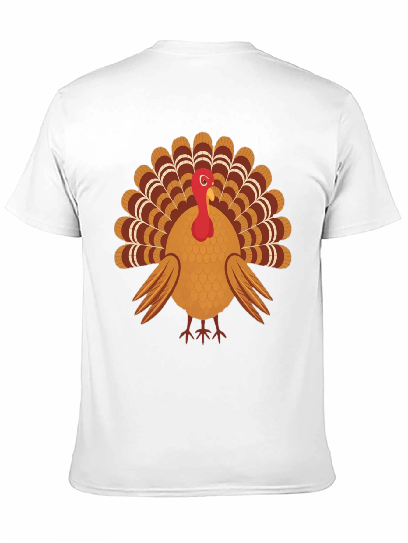 Thanksgiving Turkey Graphic Tee - Black