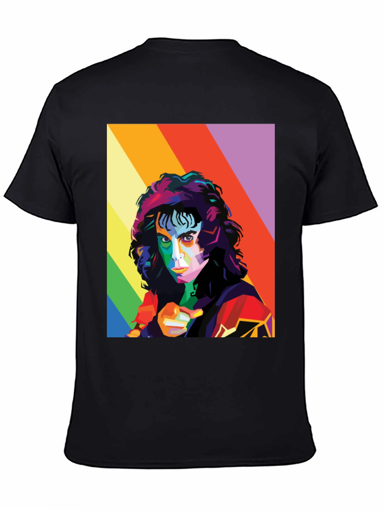 Rainbow Retro Portrait T-Shirt