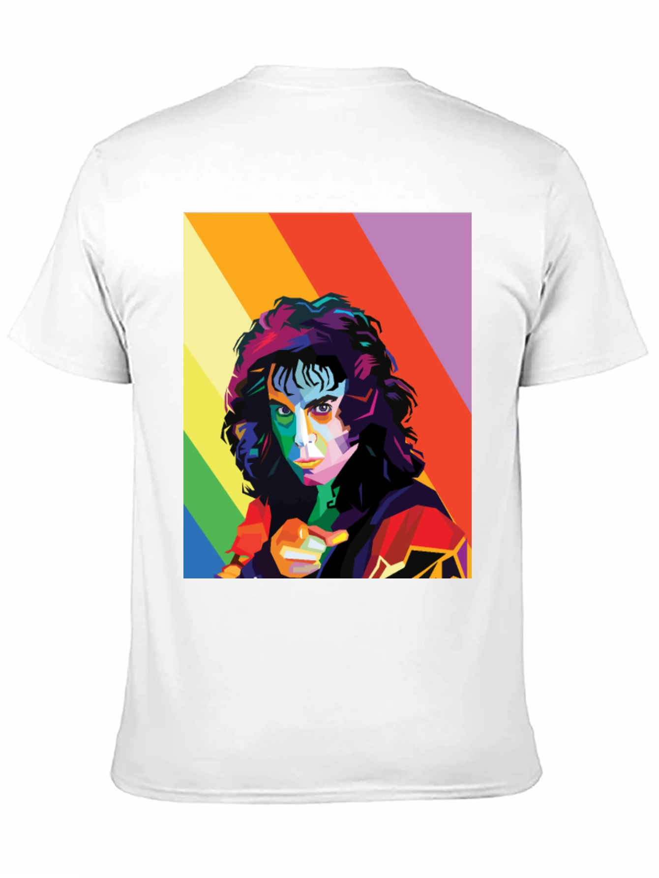 Rainbow Retro Portrait T-Shirt
