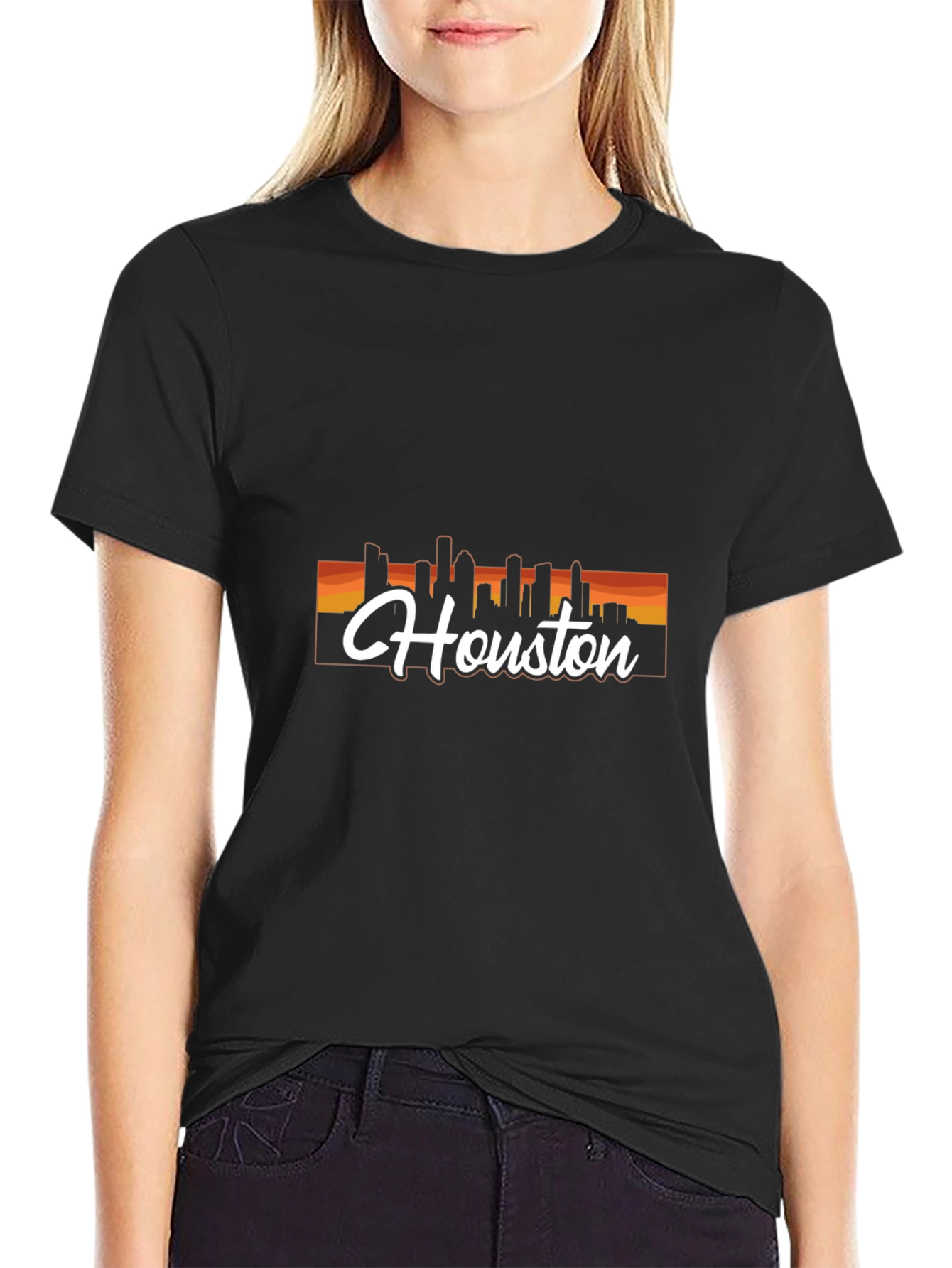 Houston Skyline Graphic Tee - City Pride T-Shirt