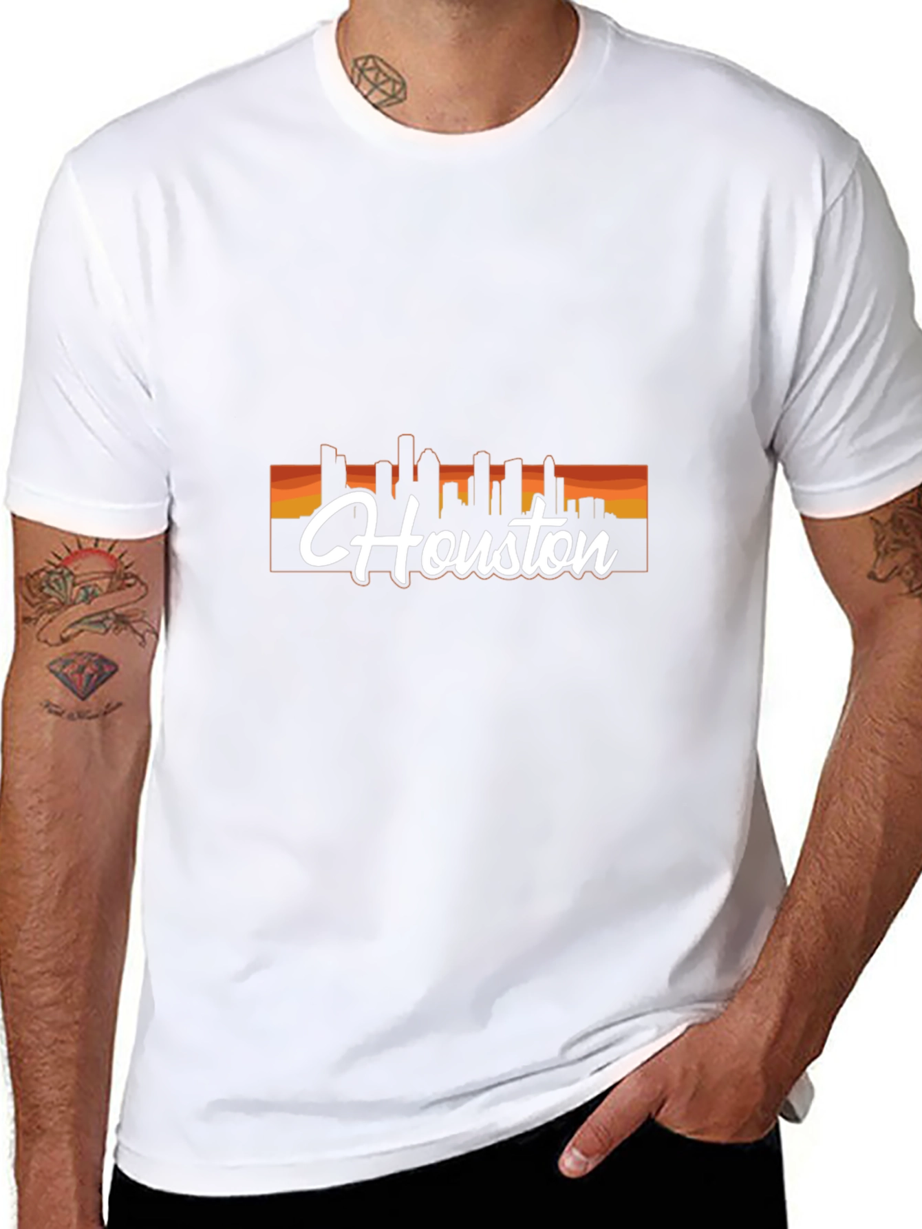Houston Skyline Graphic Tee - City Pride T-Shirt