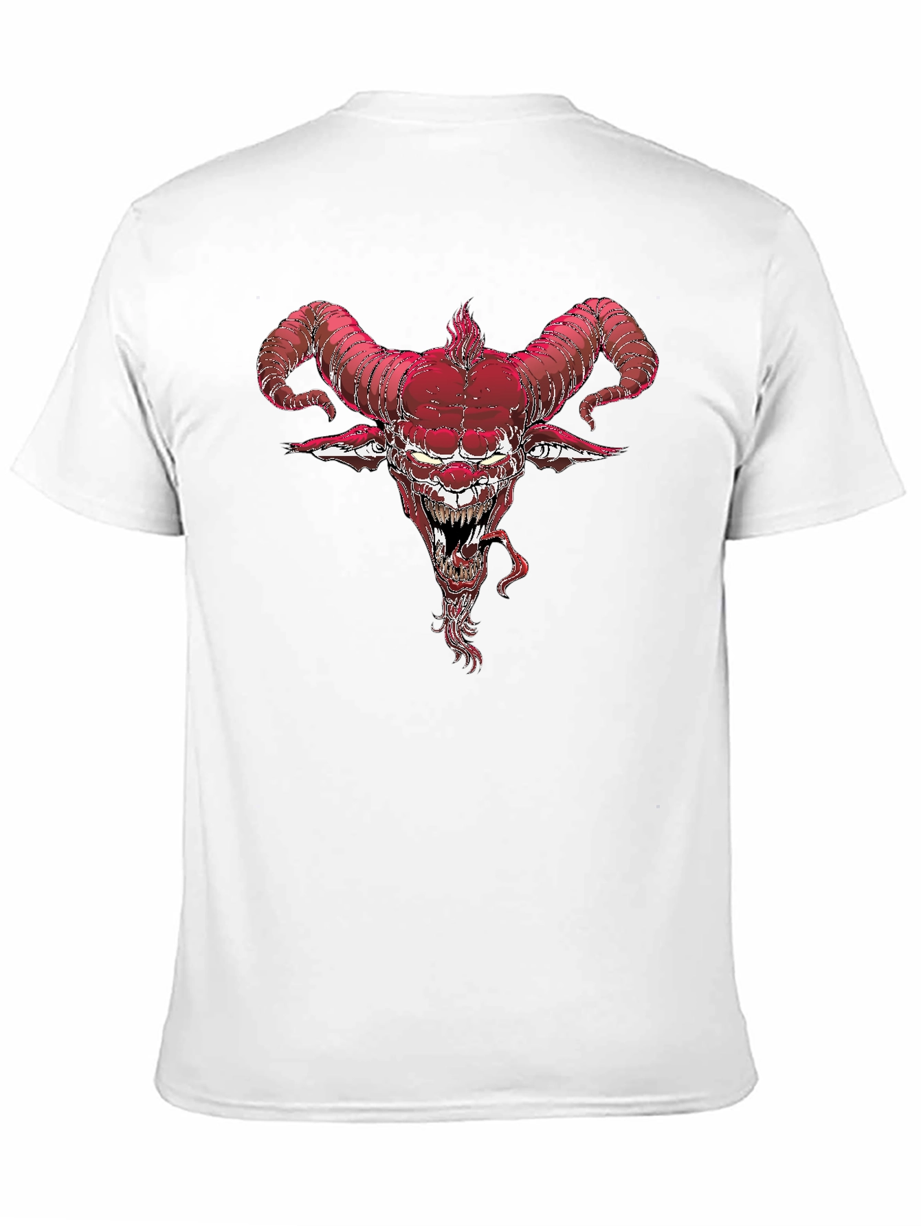 Devil Horns Graphic Tee - Black Cotton Blend