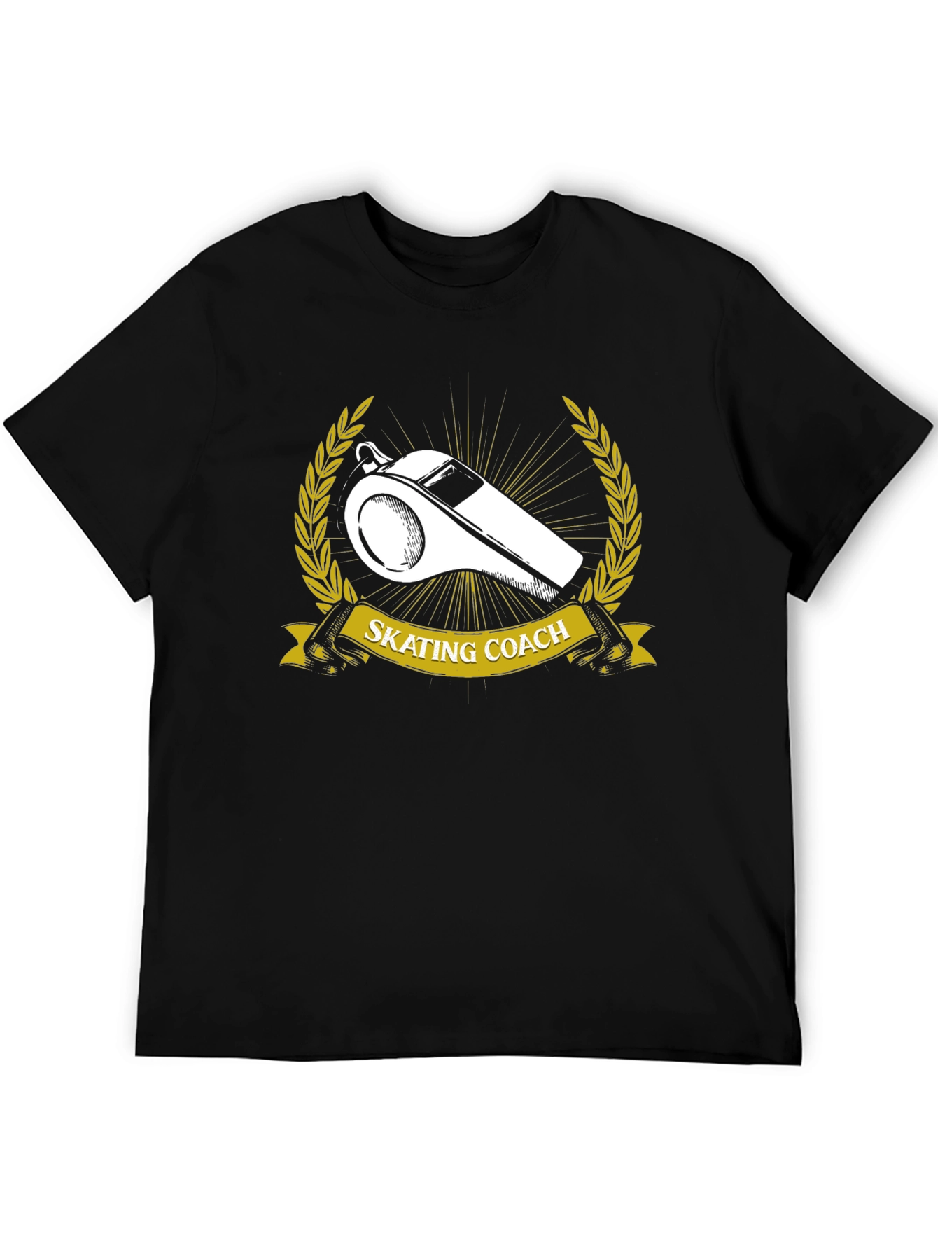 Skating Coach Whistle Graphic T-Shirt