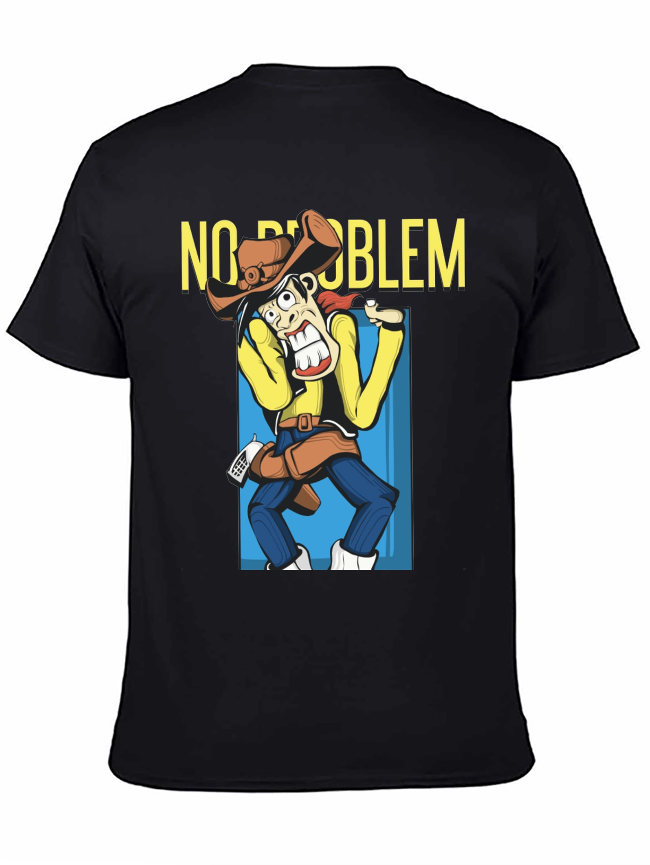 No Problem Funny Cartoon Cowboy T-Shirt