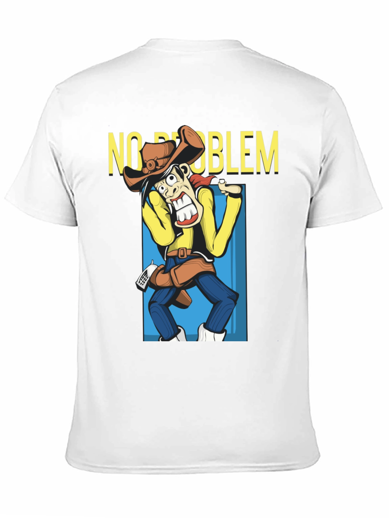 No Problem Funny Cartoon Cowboy T-Shirt