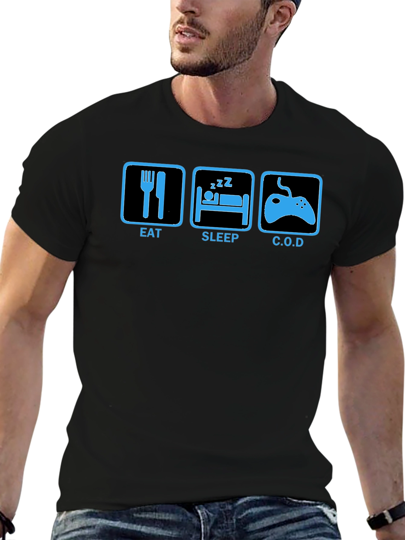 Eat Sleep COD T-Shirt - Gamer Lifestyle Tee
