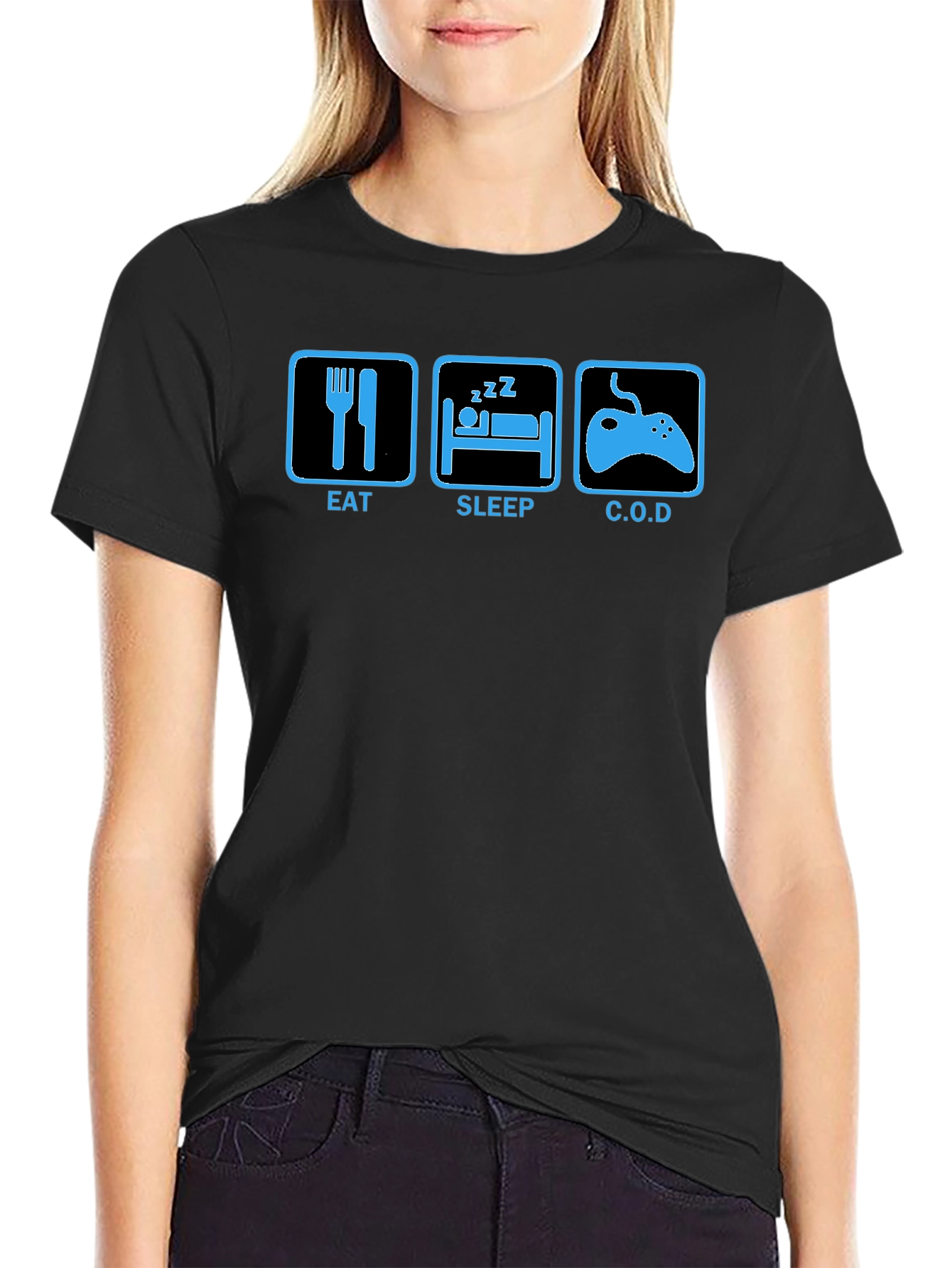 Eat Sleep COD T-Shirt - Gamer Lifestyle Tee
